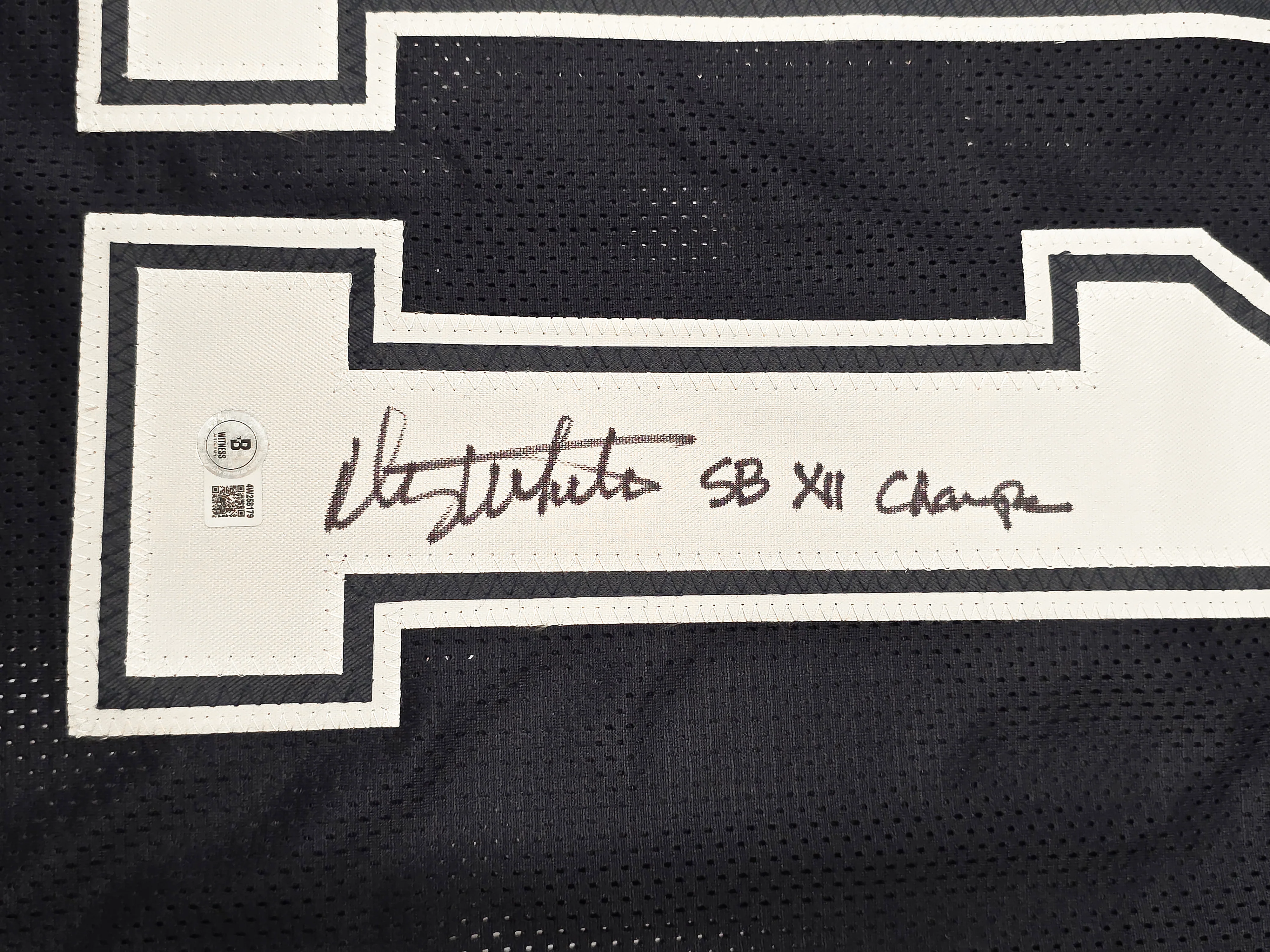 Dallas Cowboys Danny White Autographed Blue Jersey "SB XII Champs" Beckett BAS Witness Stock #260078 - Image 3