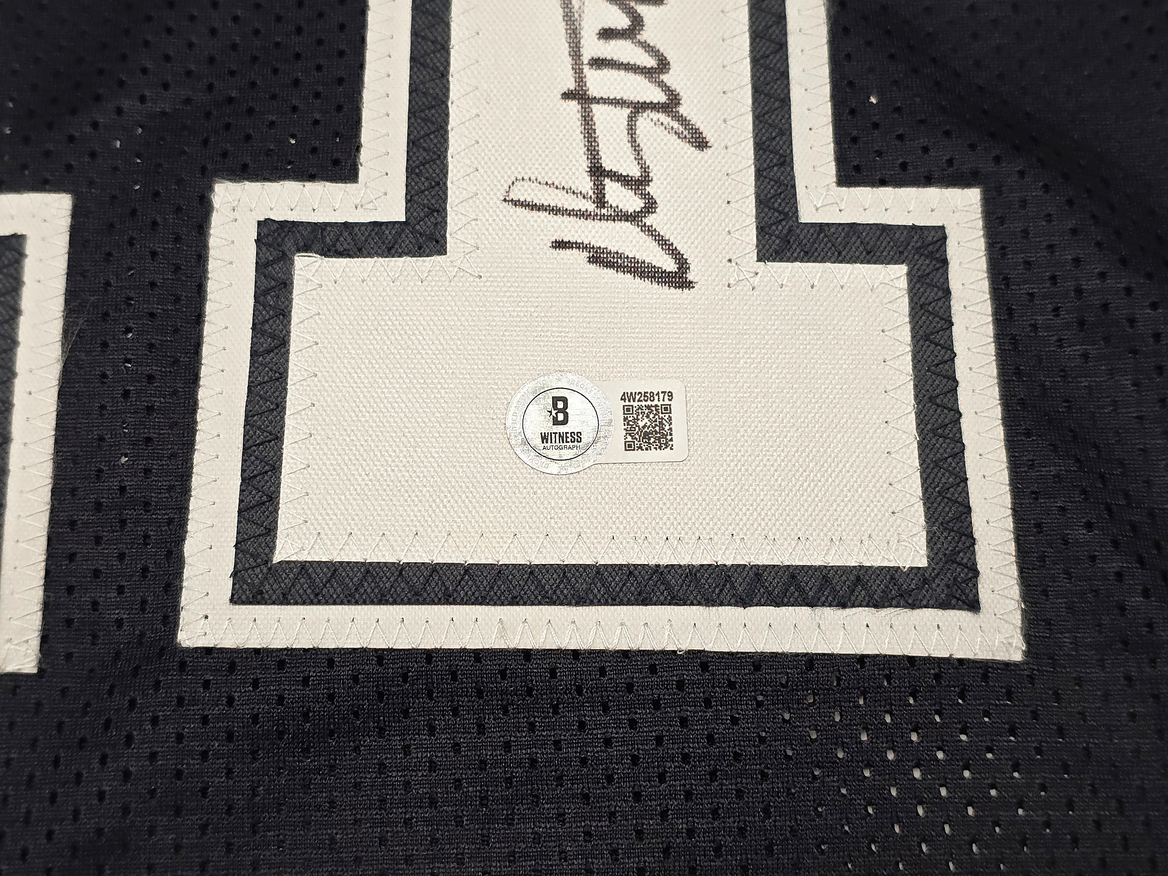 Dallas Cowboys Danny White Autographed Blue Jersey "SB XII Champs" Beckett BAS Witness Stock #260078 - Image 4