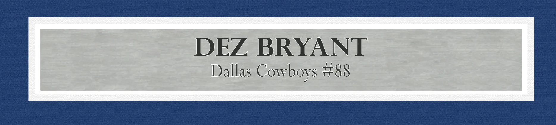Dallas Cowboys Dez Bryant Autographed Framed White Jersey Beckett BAS Witness Stock #239061 - Image 5