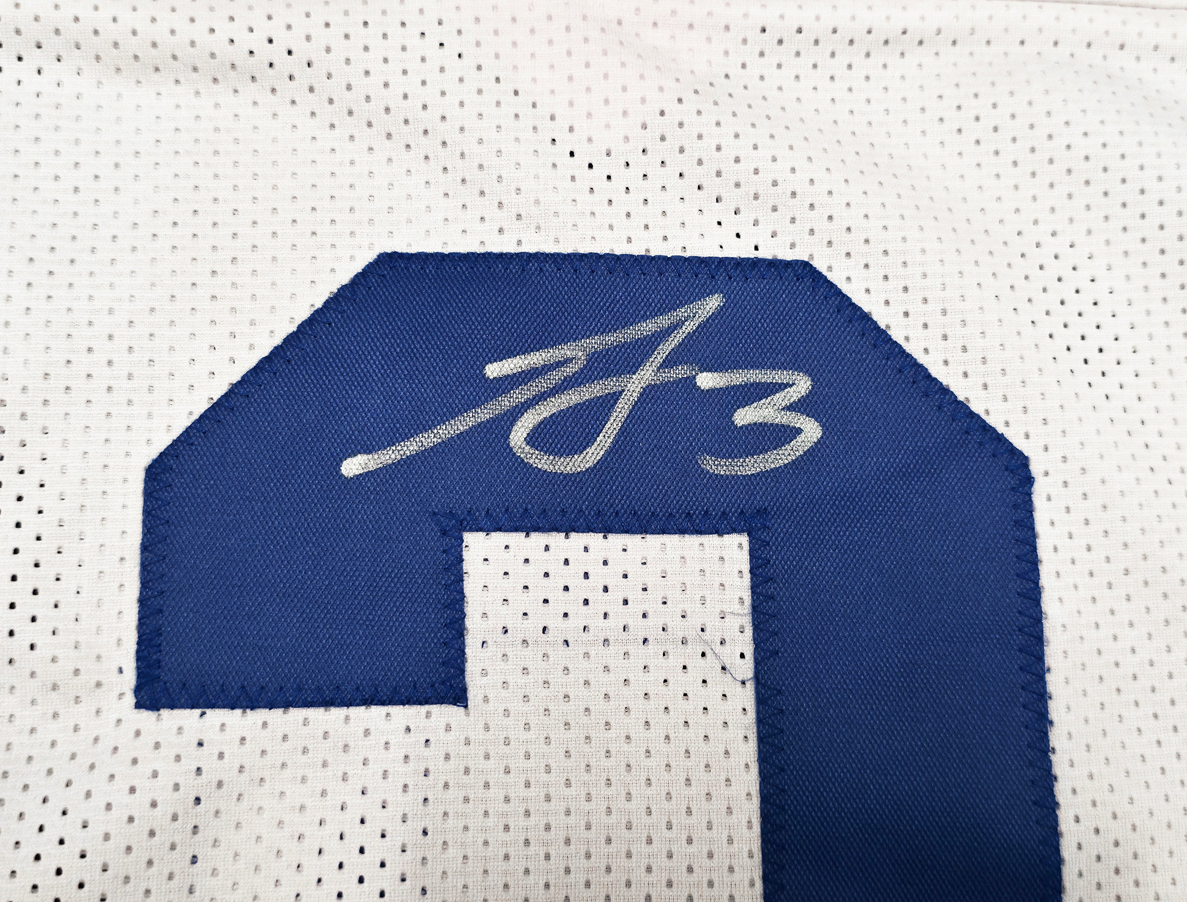 Dallas Cowboys George Pickens Autographed White Jersey JSA Witness Stock #262415 - Image 3