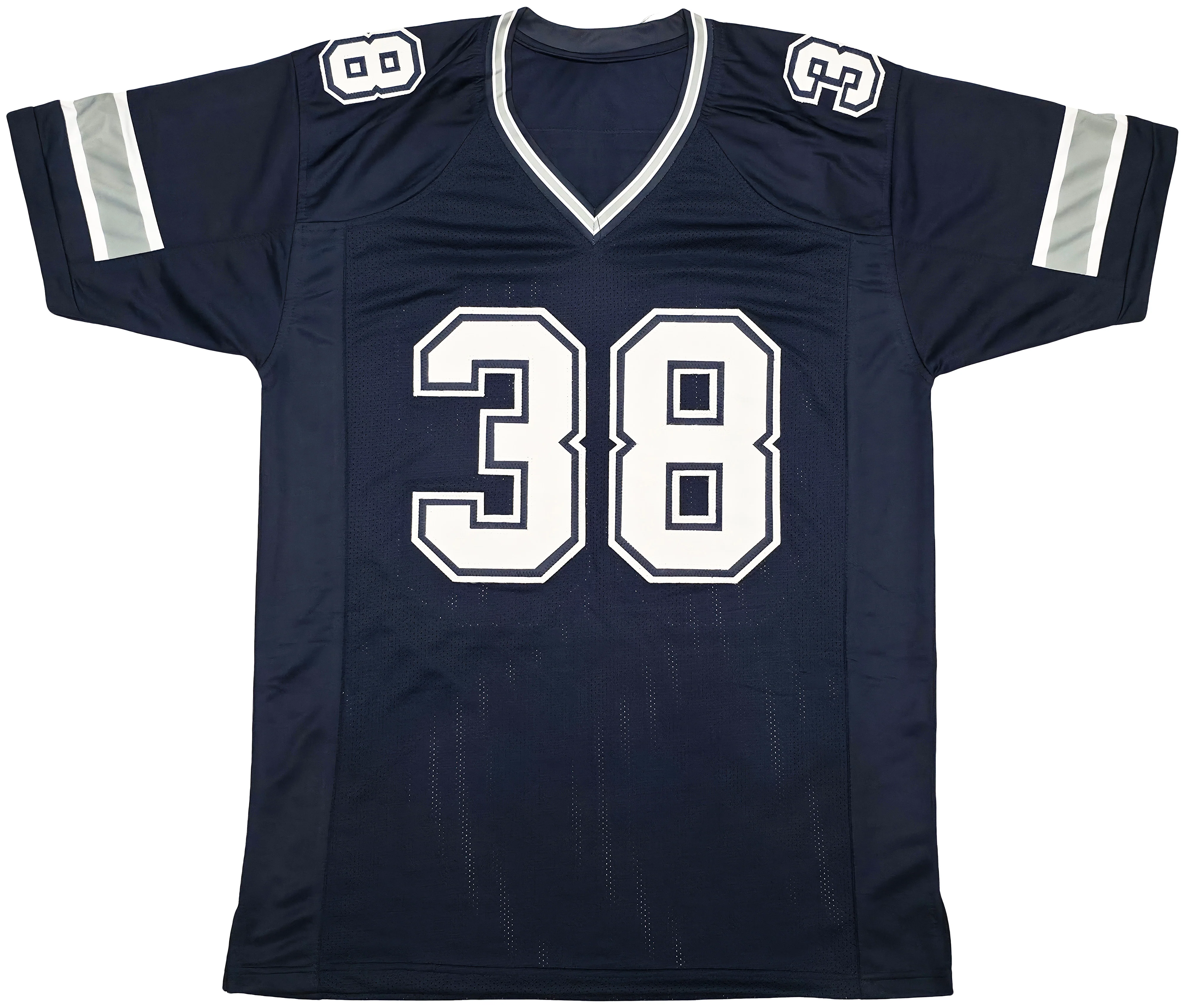 Dallas Cowboys Jeff Heath Autographed Blue Jersey Beckett BAS QR Stock #254161 - Image 5