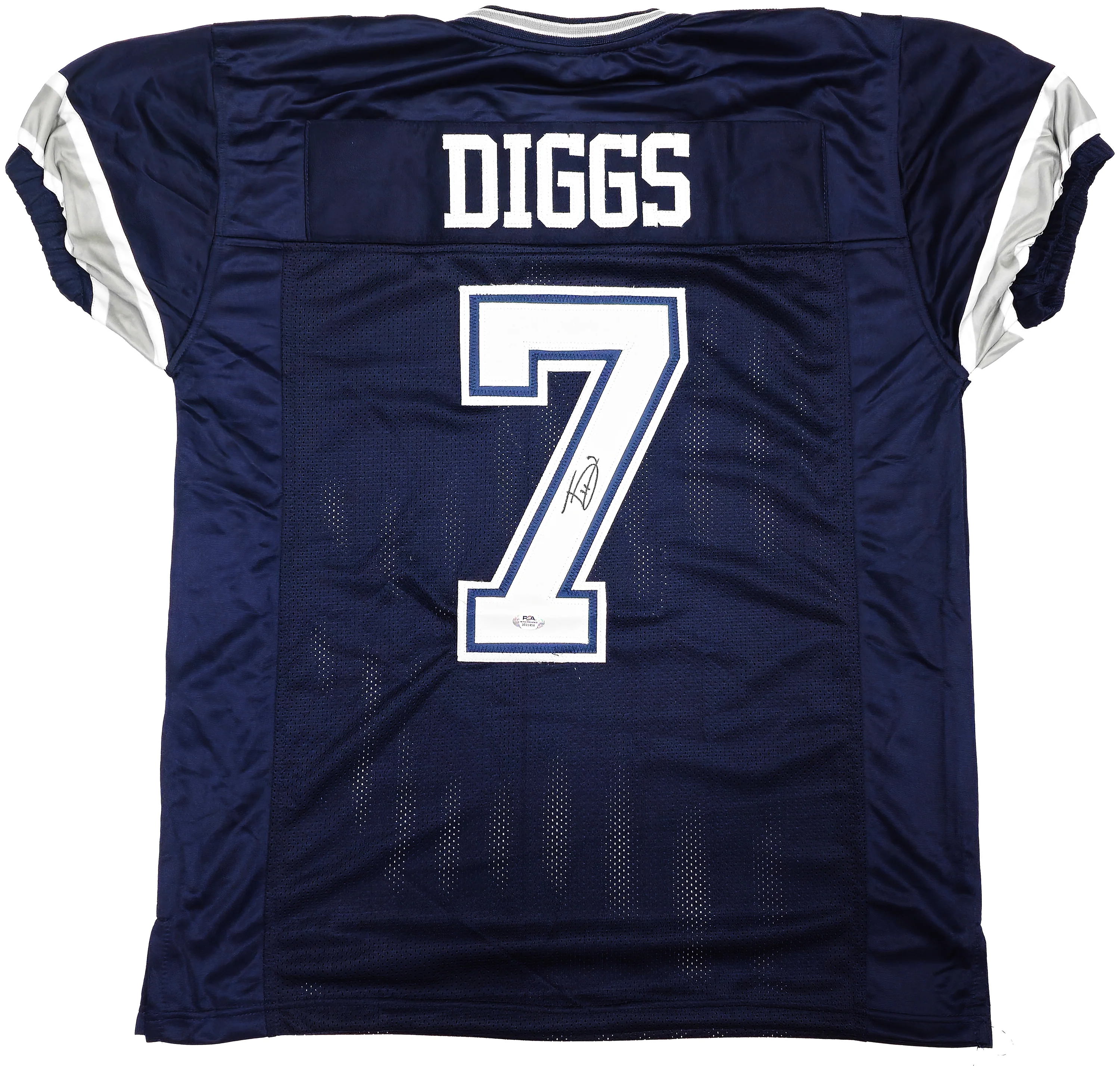 Dallas Cowboys Trevon Diggs Autographed Blue Jersey PSA/DNA Stock #233662 - Image 2