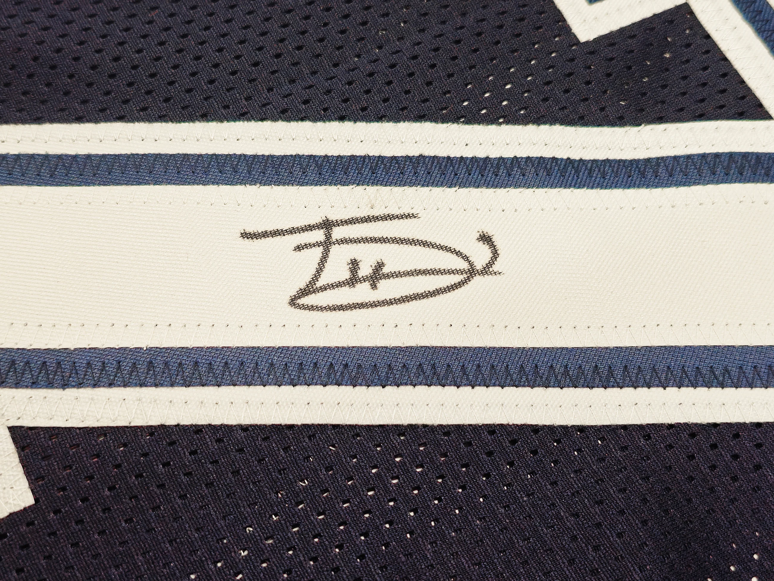 Dallas Cowboys Trevon Diggs Autographed Blue Jersey PSA/DNA Stock #233662 - Image 4