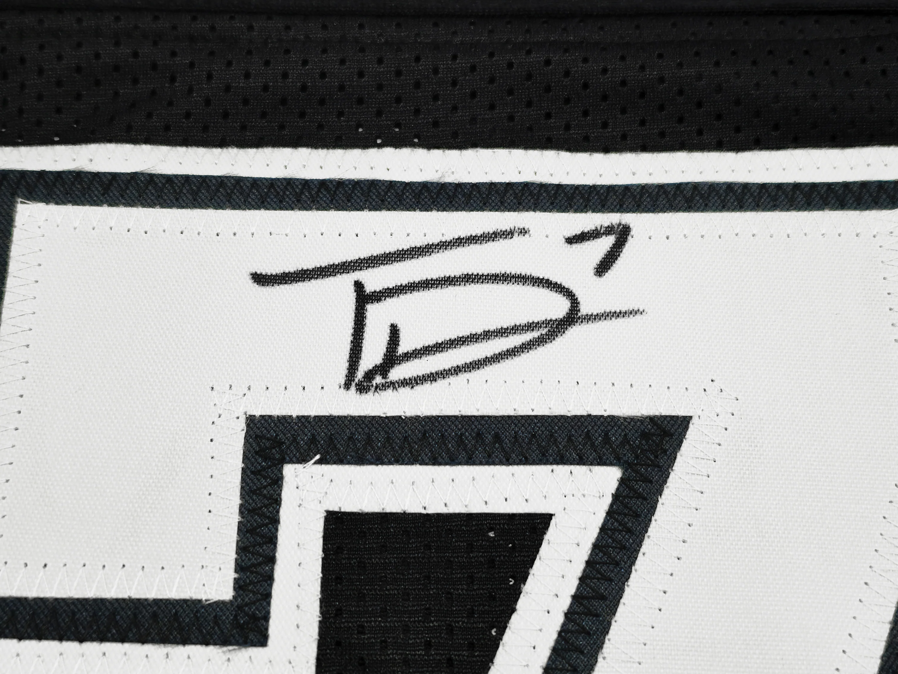 Dallas Cowboys Trevon Diggs Autographed Blue Jersey TriStar Stock #233663 - Image 4