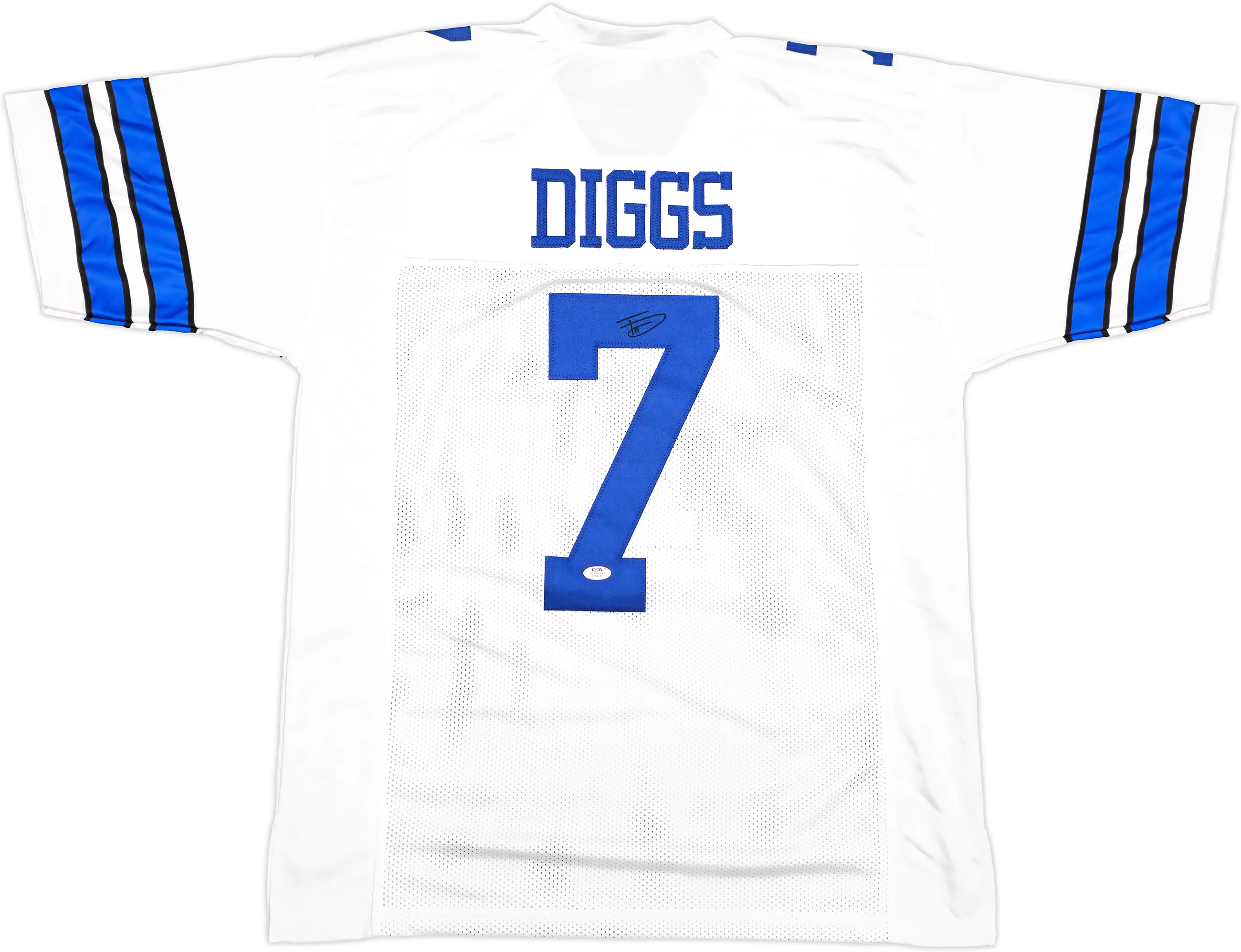 Dallas Cowboys Trevon Diggs Autographed White Jersey PSA/DNA Stock #233666 - Image 2
