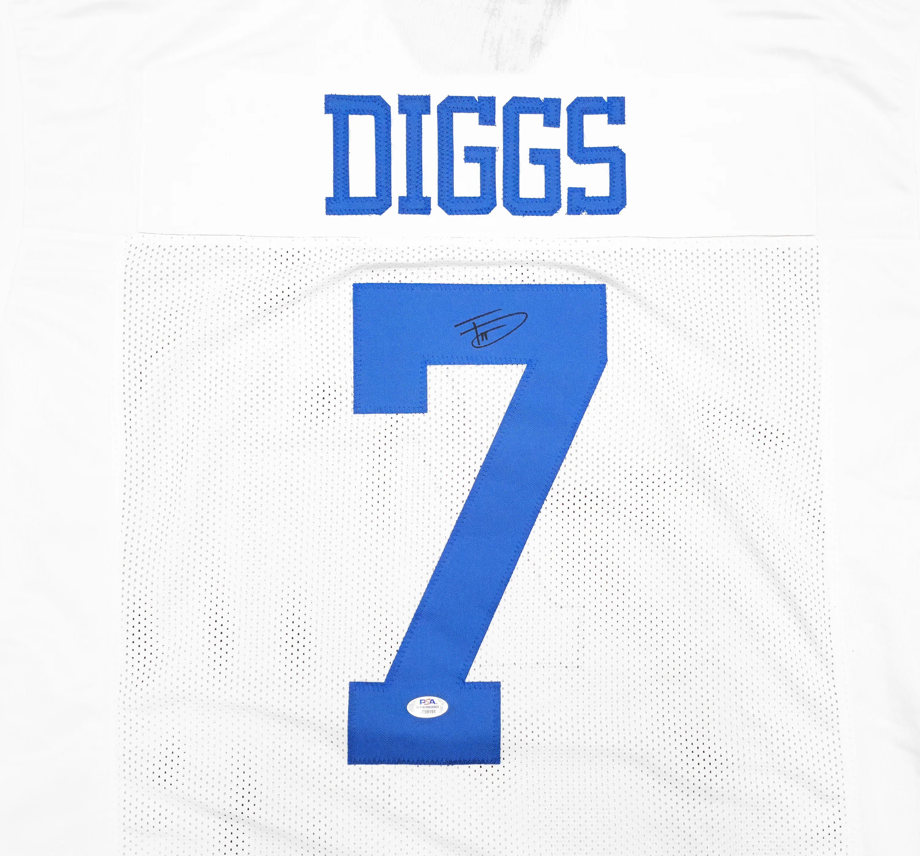Dallas Cowboys Trevon Diggs Autographed White Jersey PSA/DNA Stock #233666 - Image 3