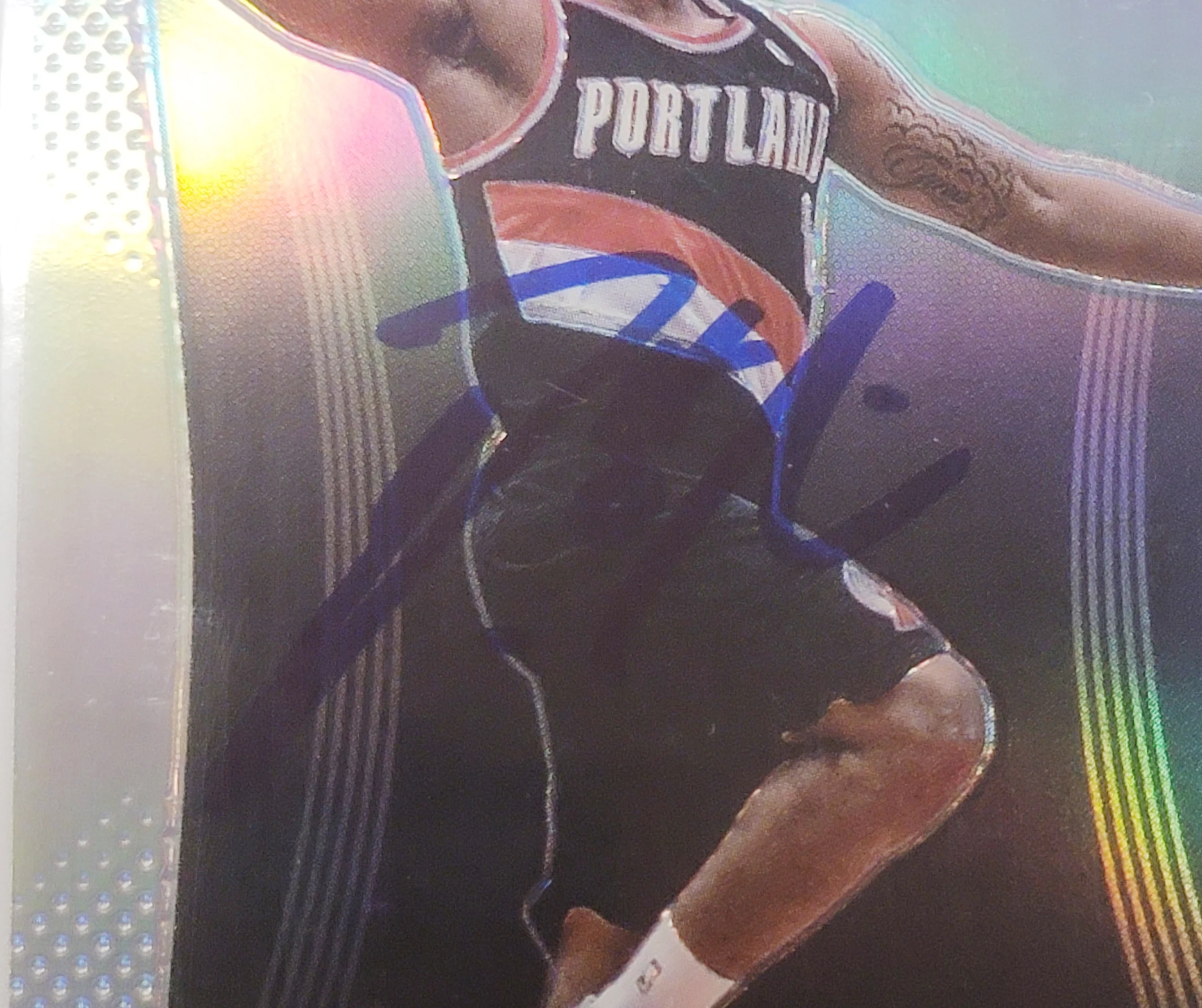 Damian Lillard Autographed 2012-13 Panini Prizm Prizms Rookie Card #245 Portland Trail Blazers BGS 9.5 Auto Grade Gem Mint 10 Highest Graded Beckett BAS #14323698 - Image 3