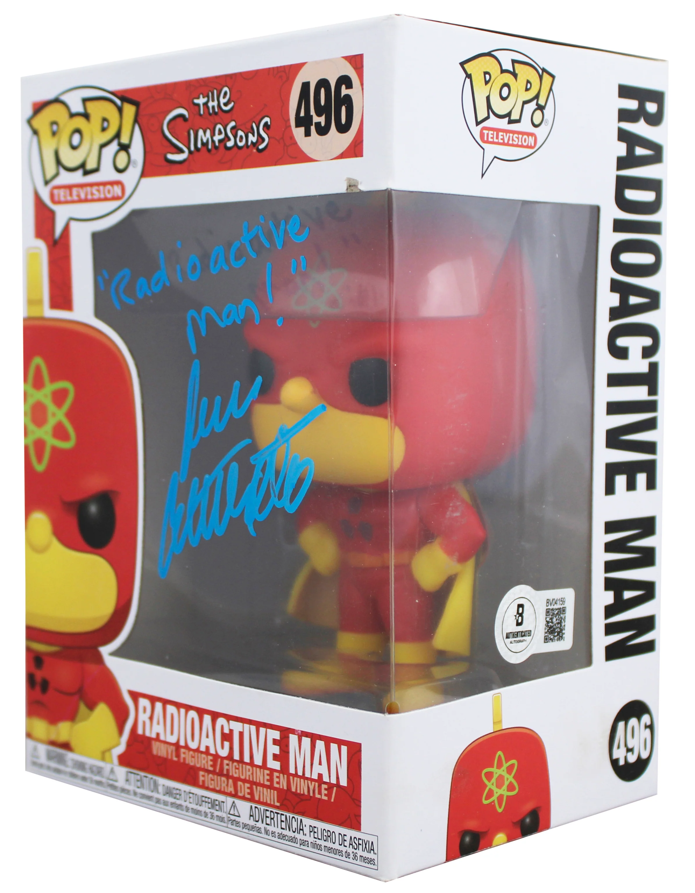 Dan Castellaneta The Simpsons Signed #496 Funko Pop Vinyl Figure BAS #BV04159 - Image 3