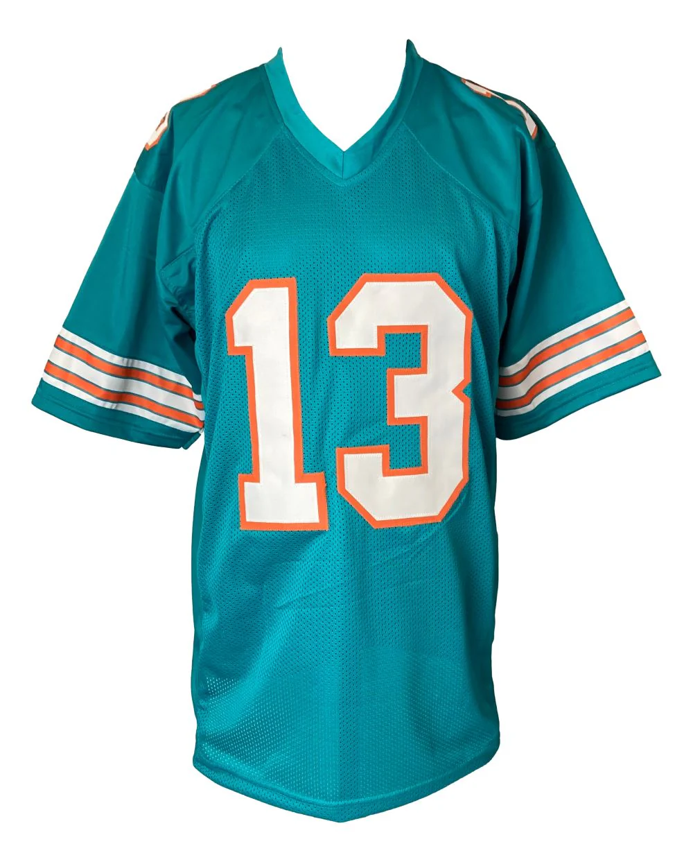 Dan Marino Miami Signed Teal Football Jersey BAS ITP - Image 3