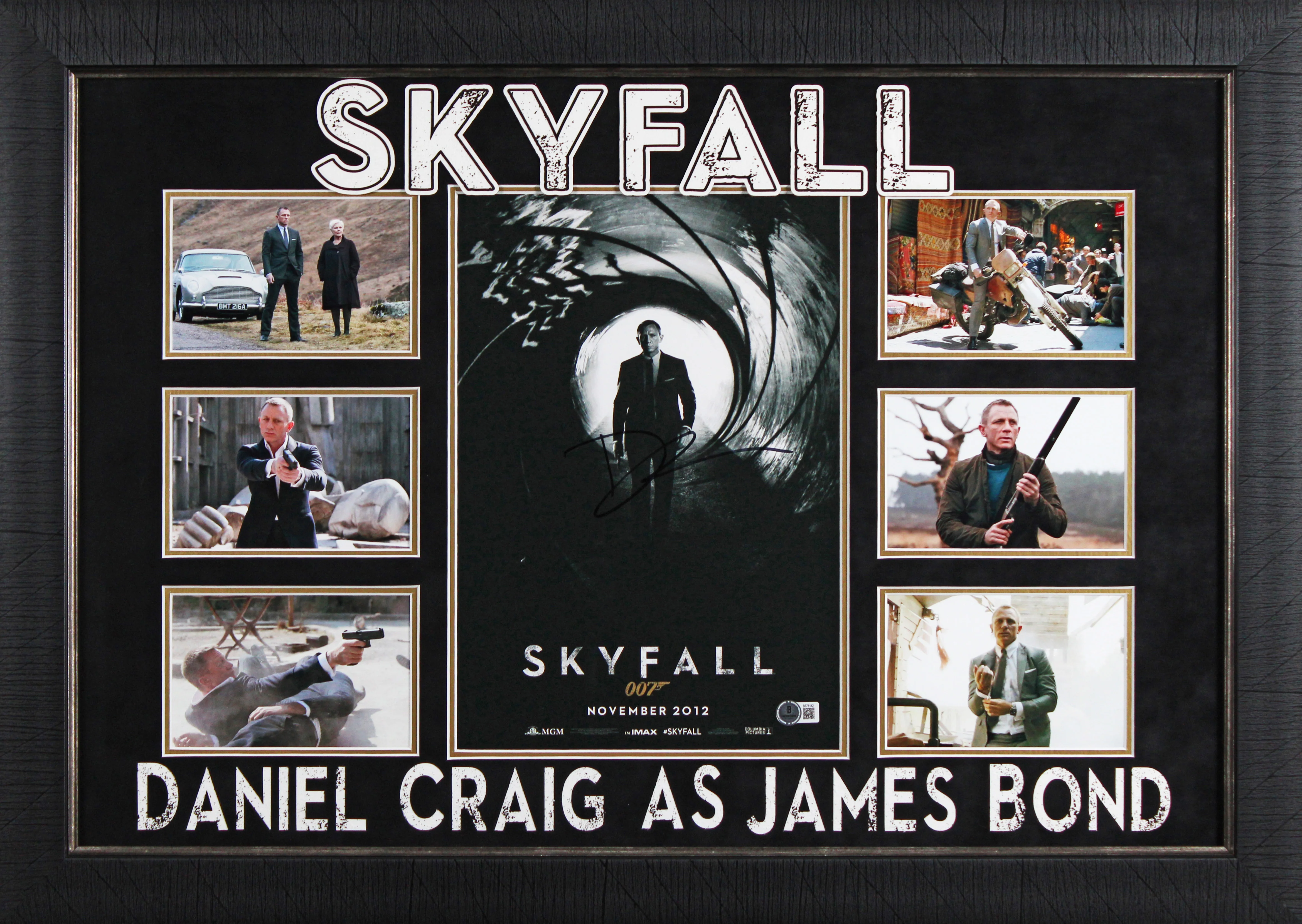 Daniel Craig Skyfall Authentic Signed 11x14 Framed Photo BAS #BS78142 - Image 2
