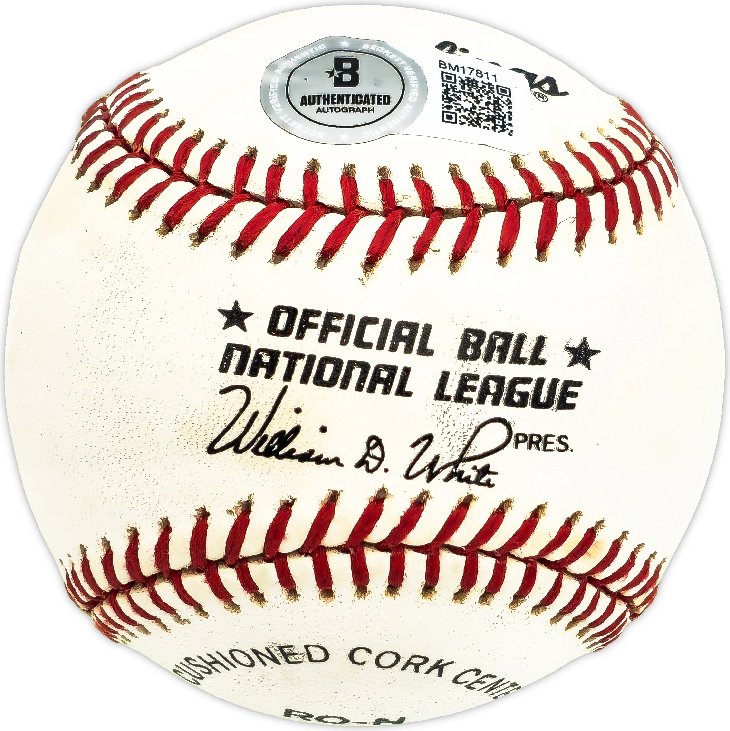 Daniel Danny Morejon Autographed Official NL Baseball Cincinnati Reds Beckett BAS QR #BM17811 - Image 2