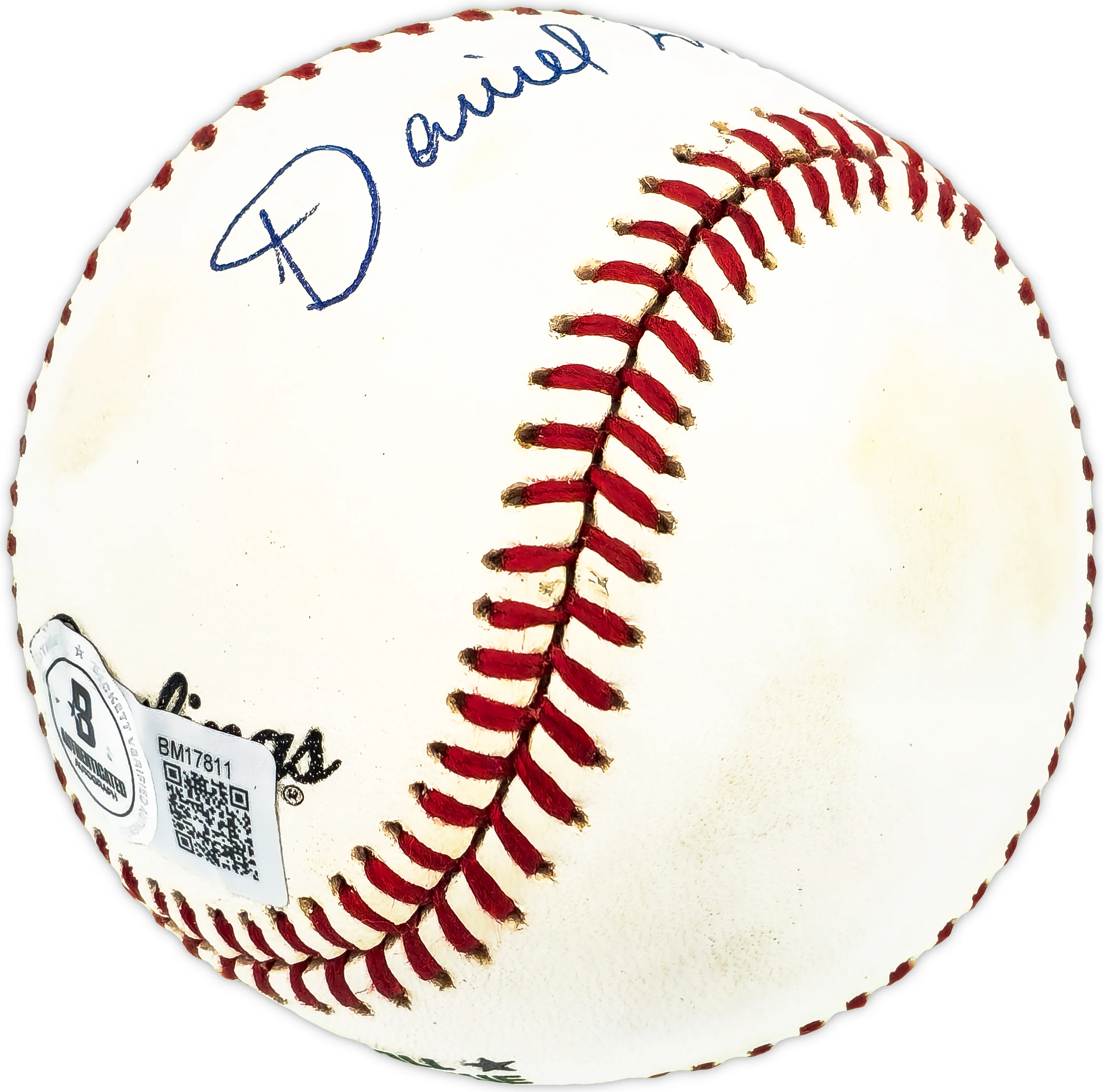 Daniel Danny Morejon Autographed Official NL Baseball Cincinnati Reds Beckett BAS QR #BM17811 - Image 3