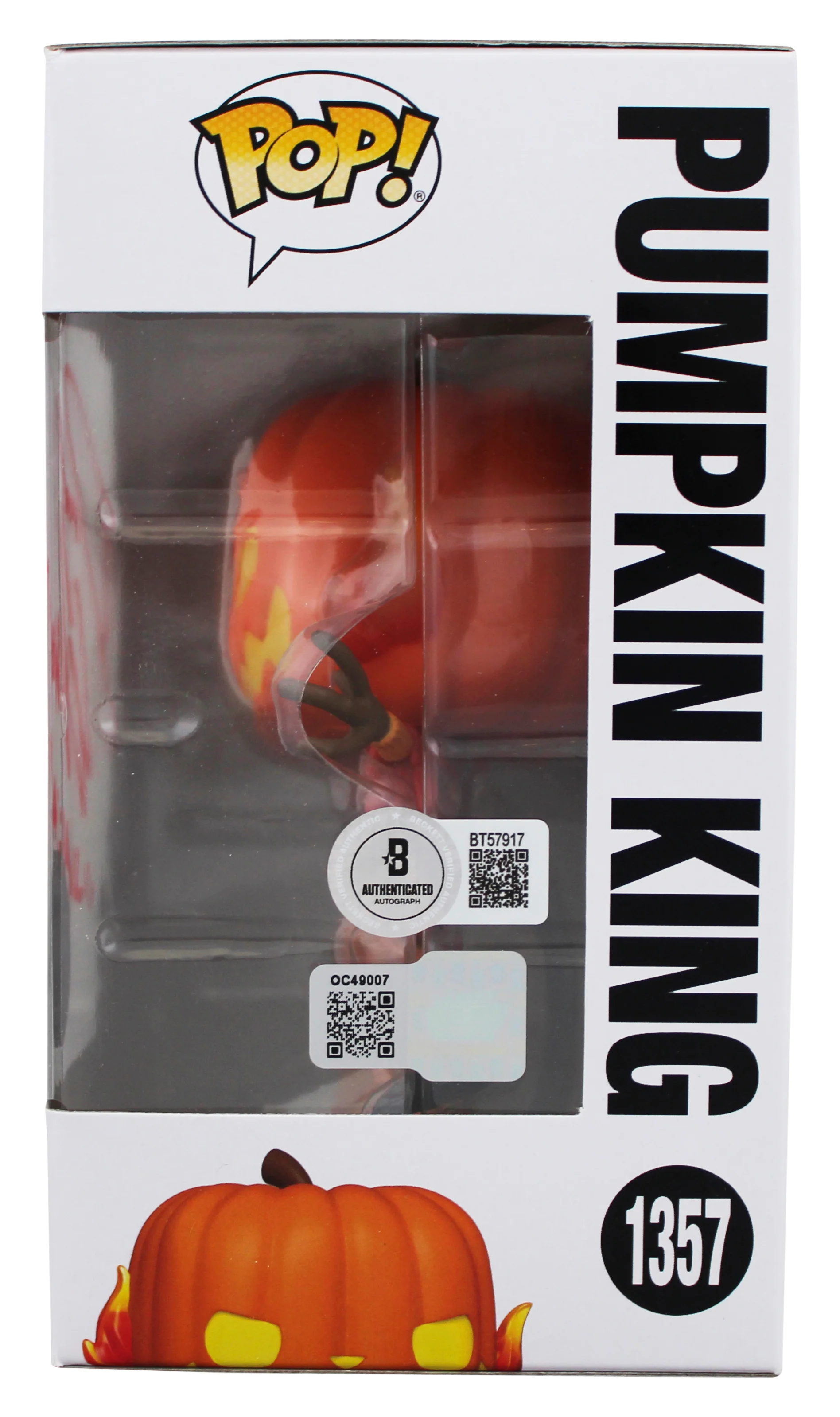 Danny Elfman "Jack" Signed Pumpkin King #1357 Funko Pop Figure BAS #BT57917 - Image 4