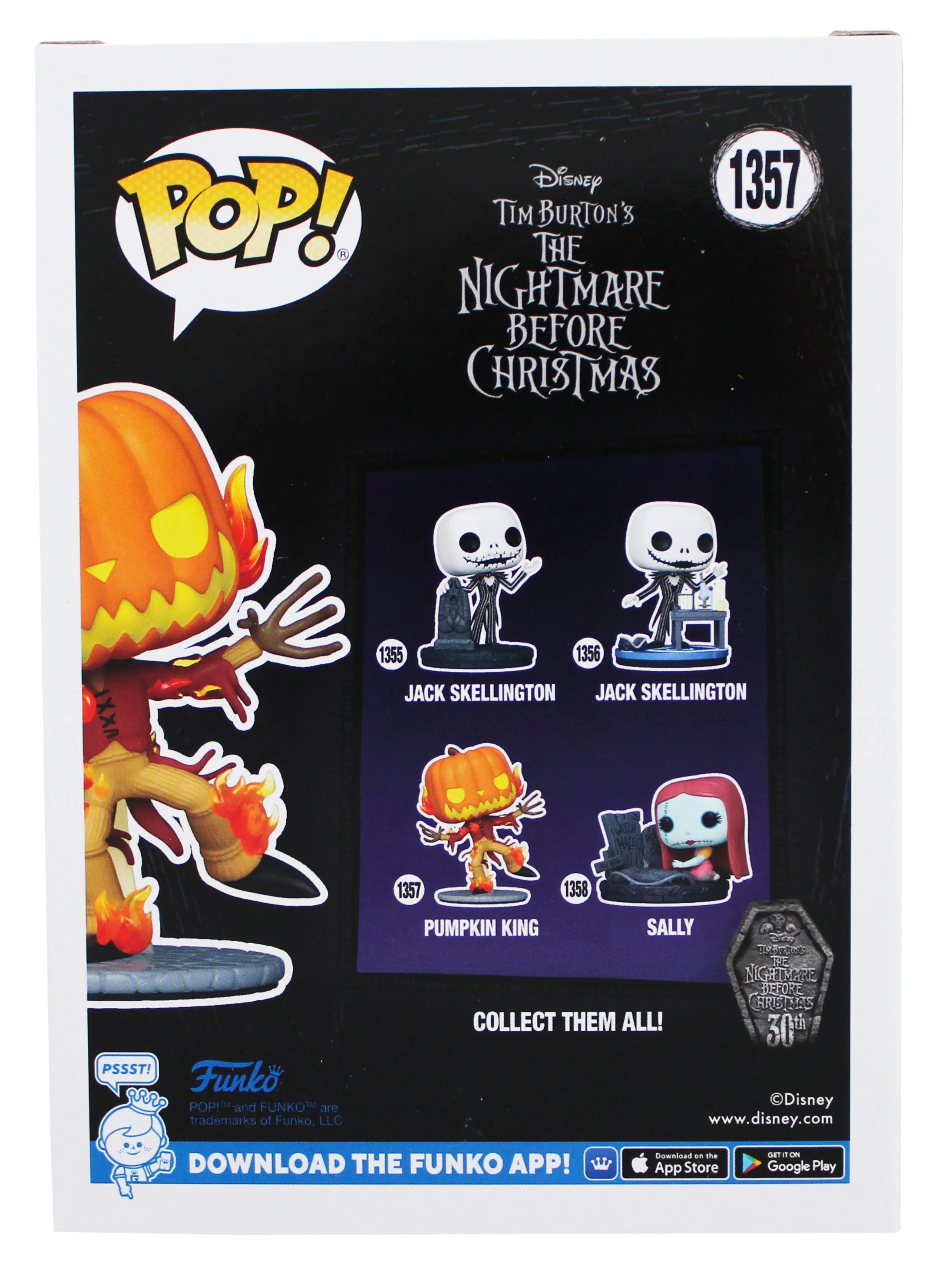 Danny Elfman "Jack" Signed Pumpkin King #1357 Funko Pop Figure BAS #BT57917 - Image 5