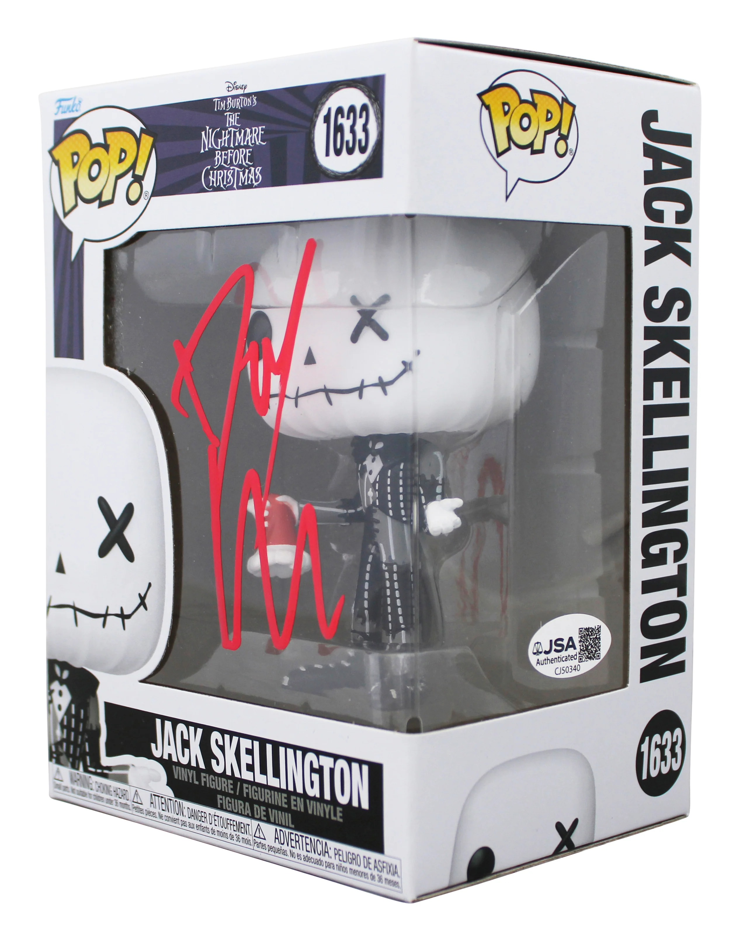 Danny Elfman The Nightmare Before Christmas Signed #1633 Funko Pop Figure JSA - Image 3