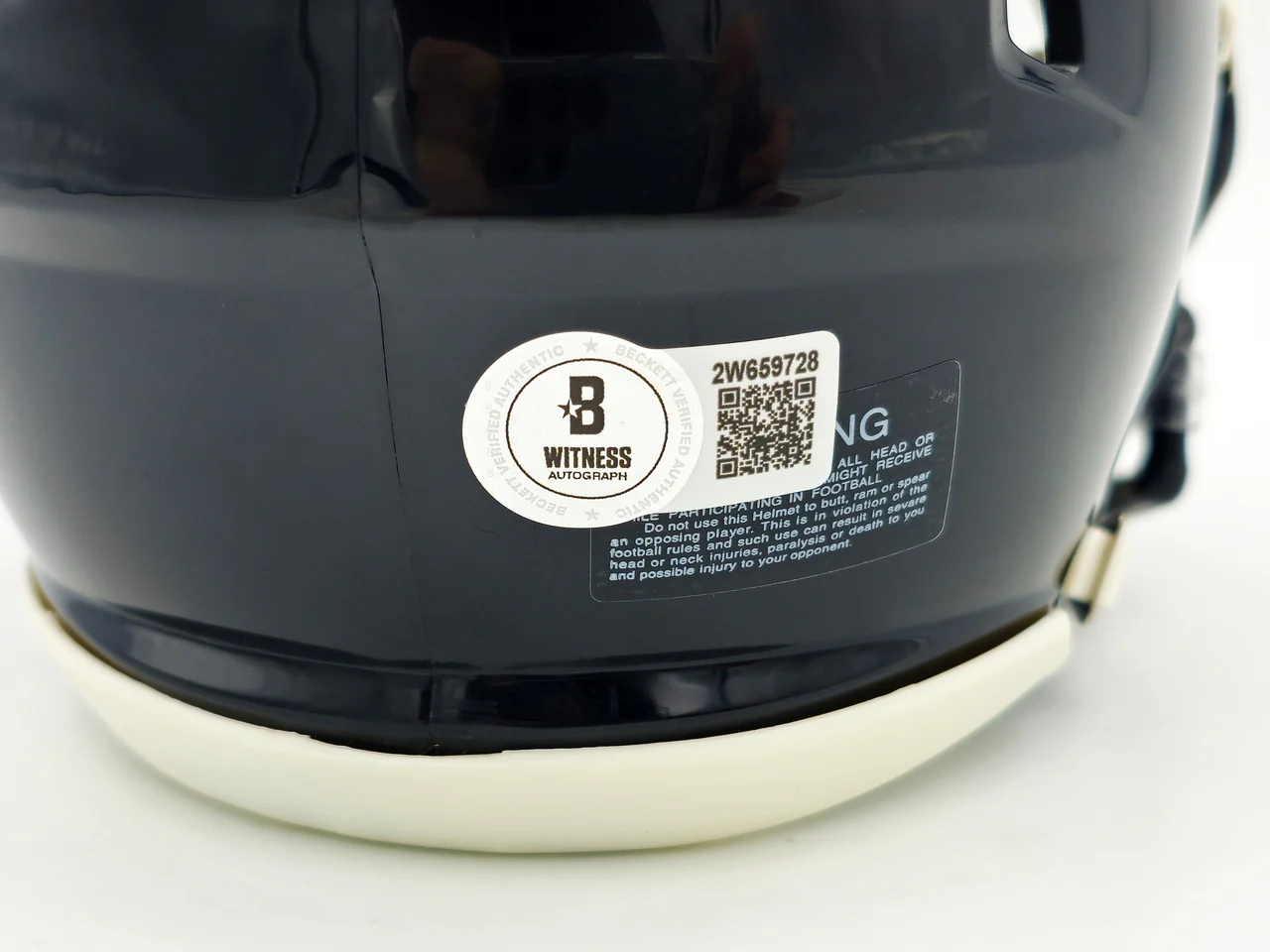 Darius Slay Jr. Autographed Philadelphia Eagles 2022 Alternate Black Speed Mini Helmet Beckett BAS Witness Stock #238576 - Image 5