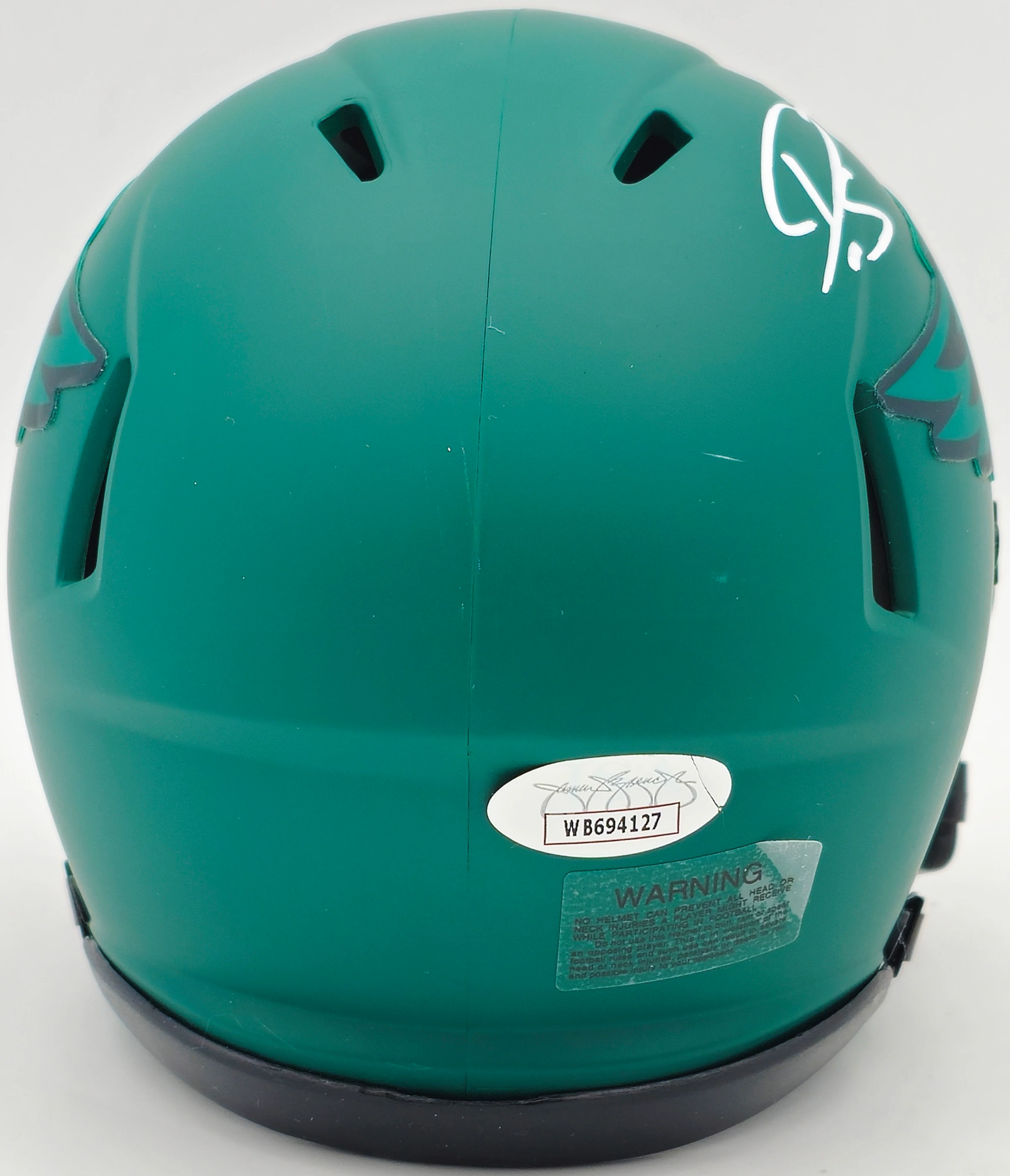 Darius Slay Jr. Autographed Philadelphia Eagles Rave Green Speed Mini Helmet JSA Stock #238607 - Image 4
