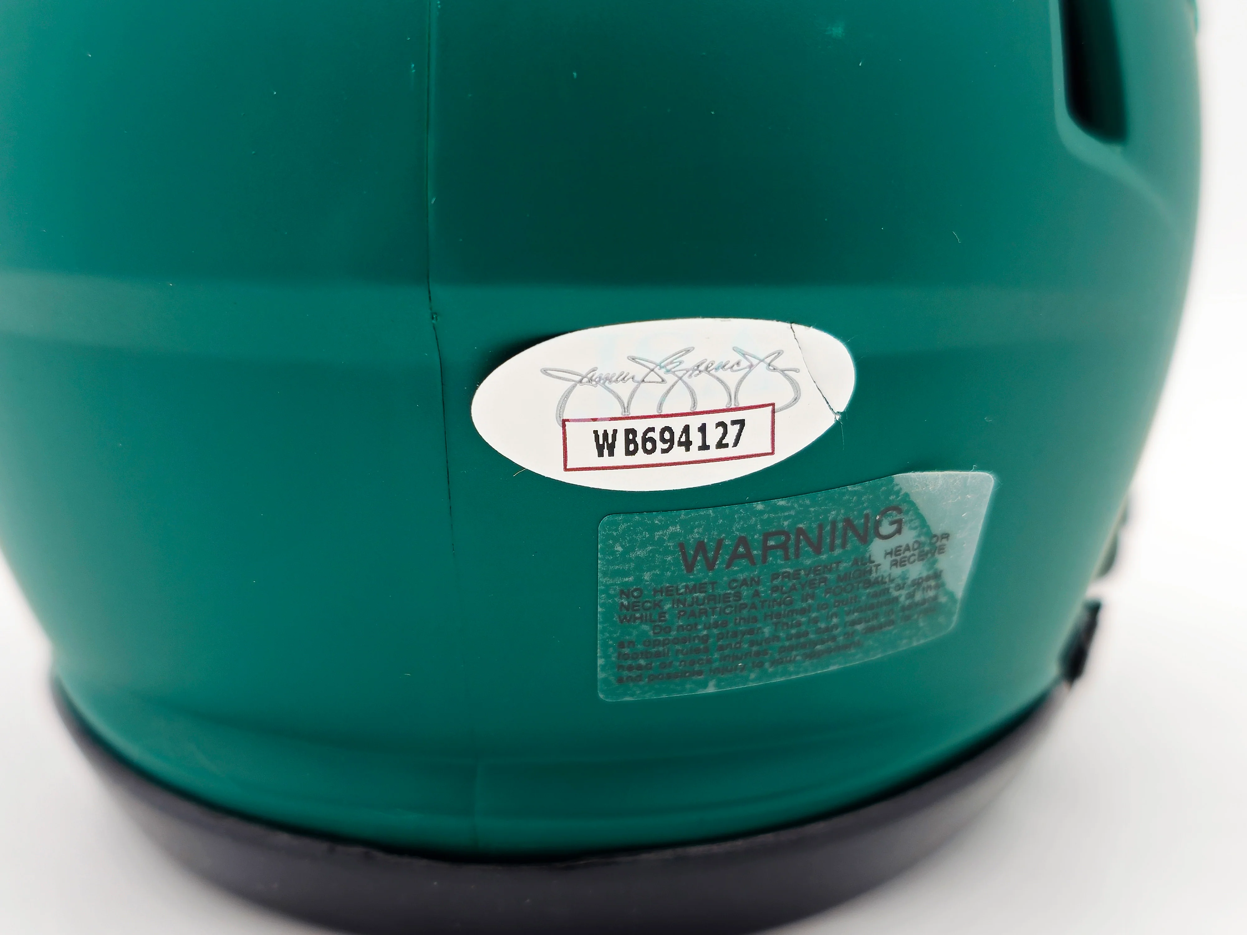 Darius Slay Jr. Autographed Philadelphia Eagles Rave Green Speed Mini Helmet JSA Stock #238607 - Image 5