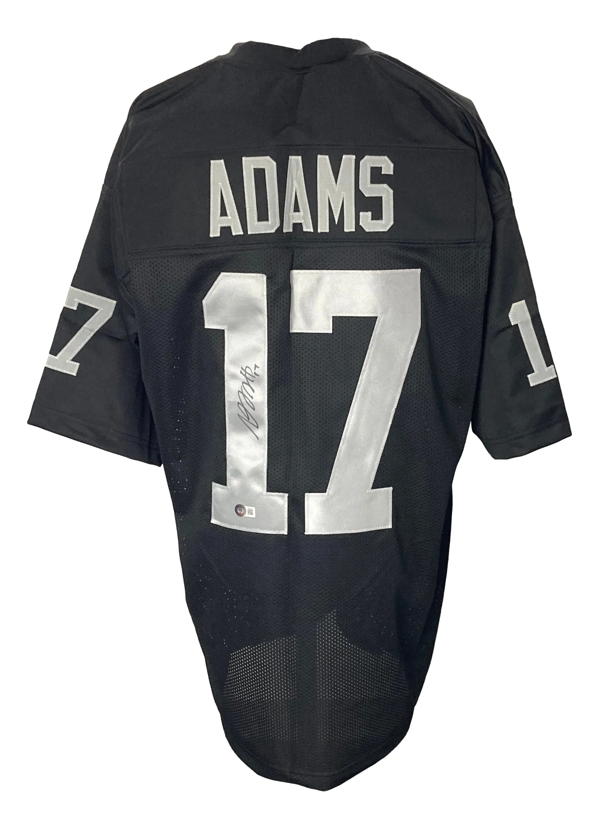 Davante Adams Oakland Signed Black Football Jersey BAS ITP - Image 6