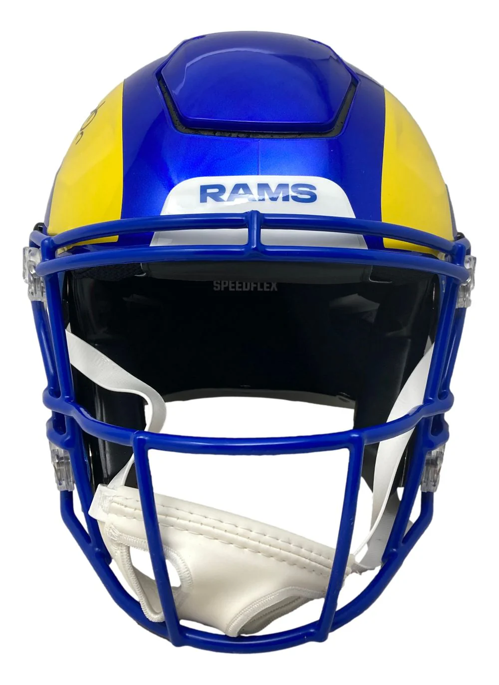 Davante Adams Signed Los Angeles Rams Full Size Authentic SpeedFlex Helmet BAS - Image 2