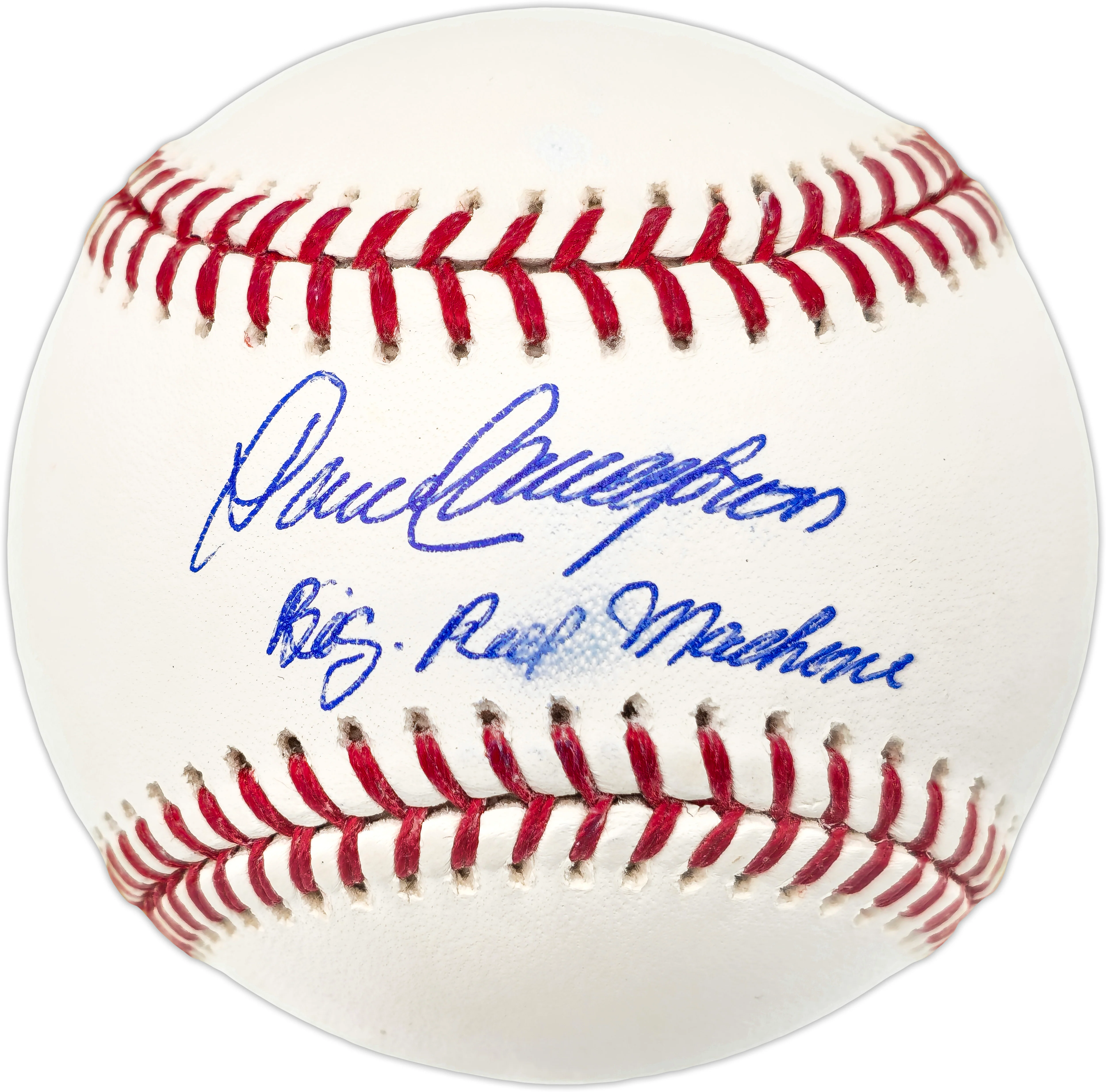 Dave Concepcion Autographed Official MLB Baseball Cincinnati Reds "Big Red Machine" (Smudged) Beckett BAS Witness #W529230