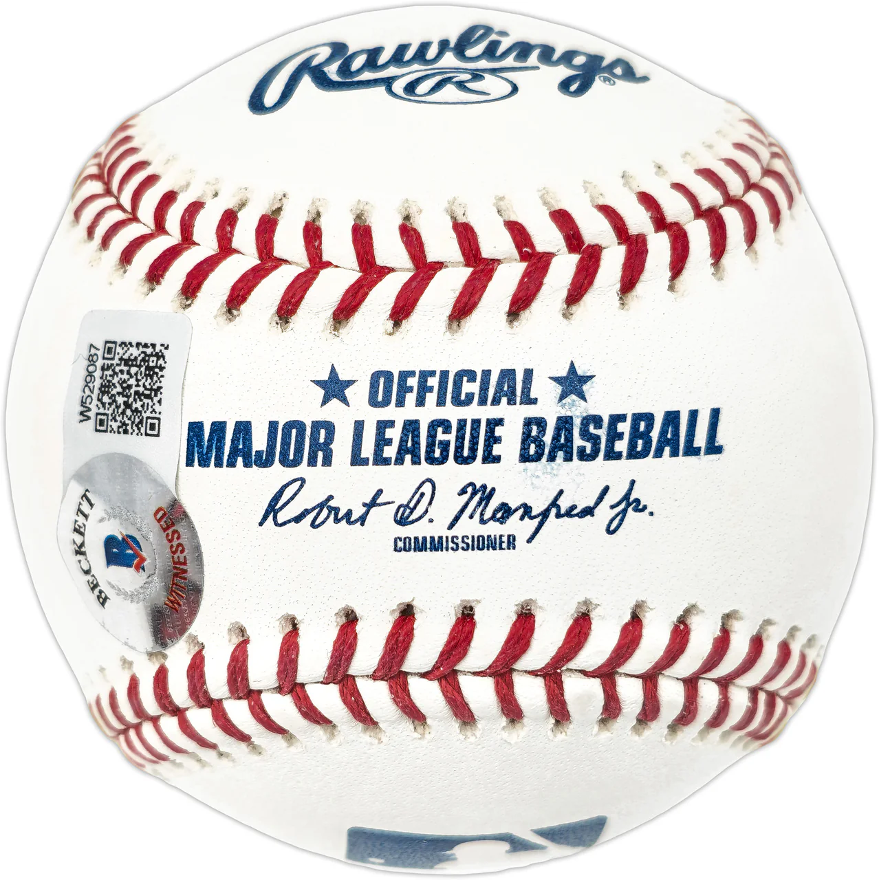 Dave Concepcion Autographed Official MLB Baseball Cincinnati Reds "Reds HOF" (Smudged) Beckett BAS Witness #W529087 - Image 2