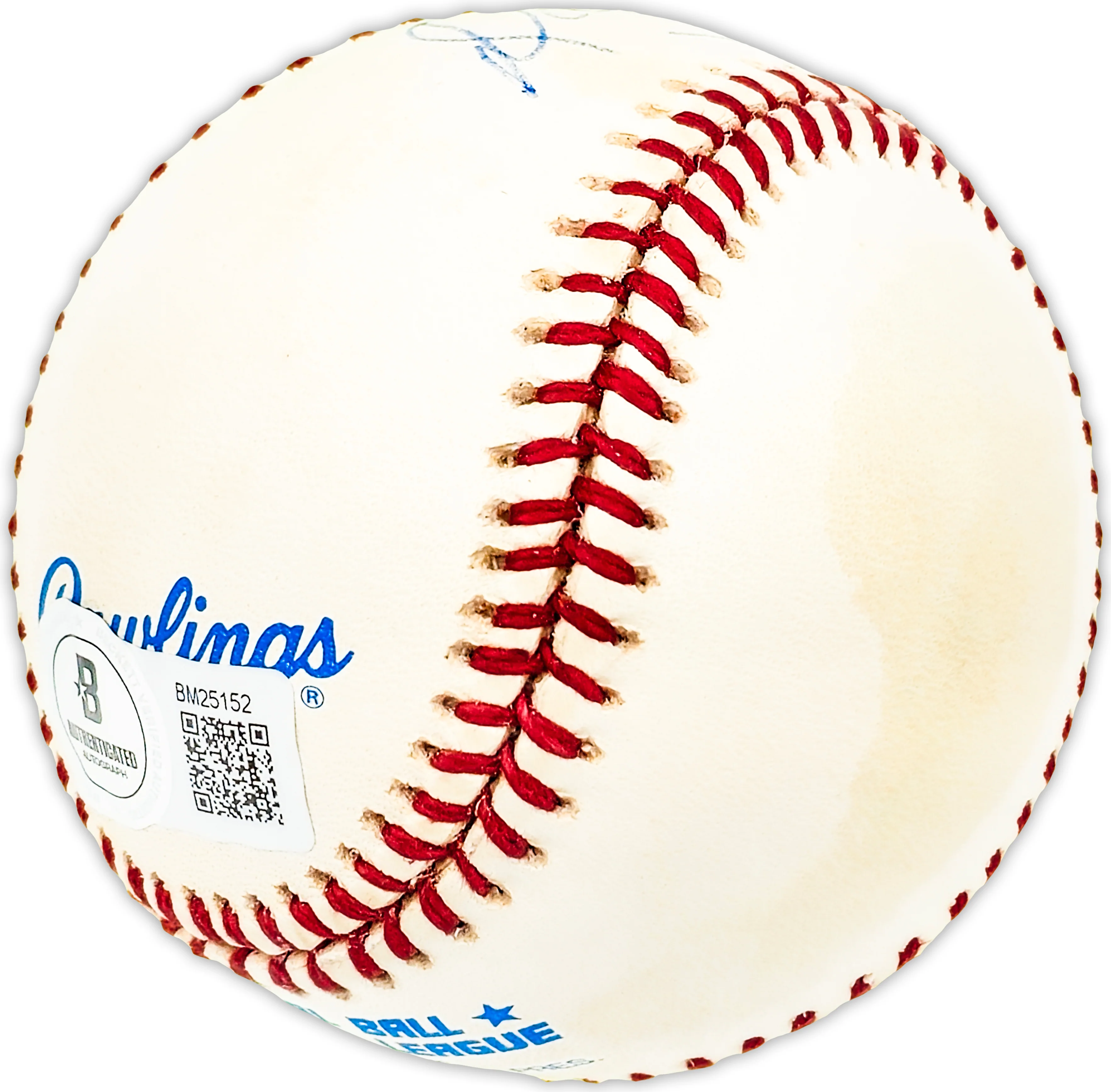 Dave Pope Autographed Official AL Baseball Baltimore Orioles, Cleveland Indians Beckett BAS QR #BM25152 - Image 3