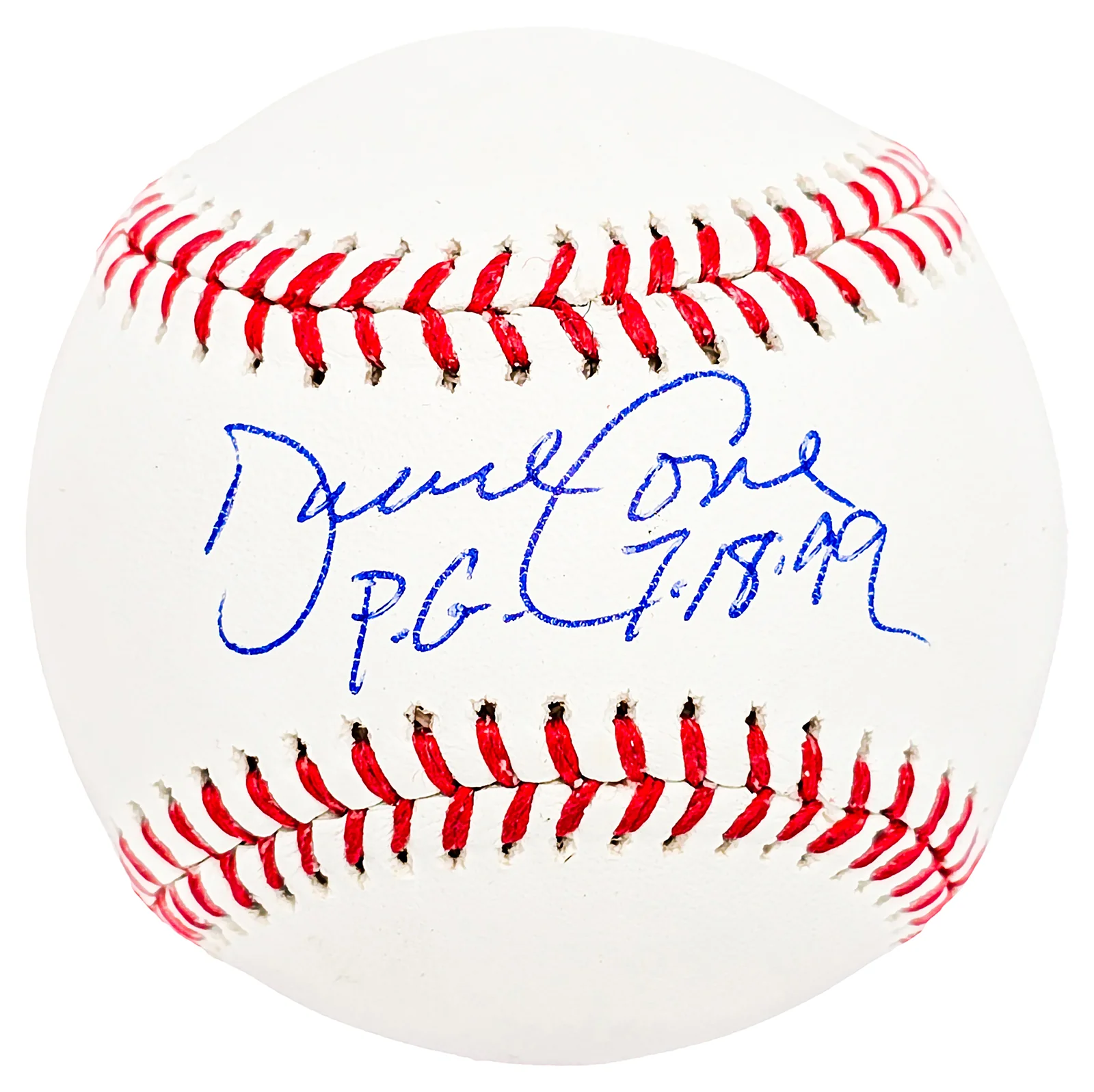 David Cone Autographed Official MLB Baseball New York Yankees "PG 7-18-99" Beckett BAS Witness Stock #212201 - Image 2