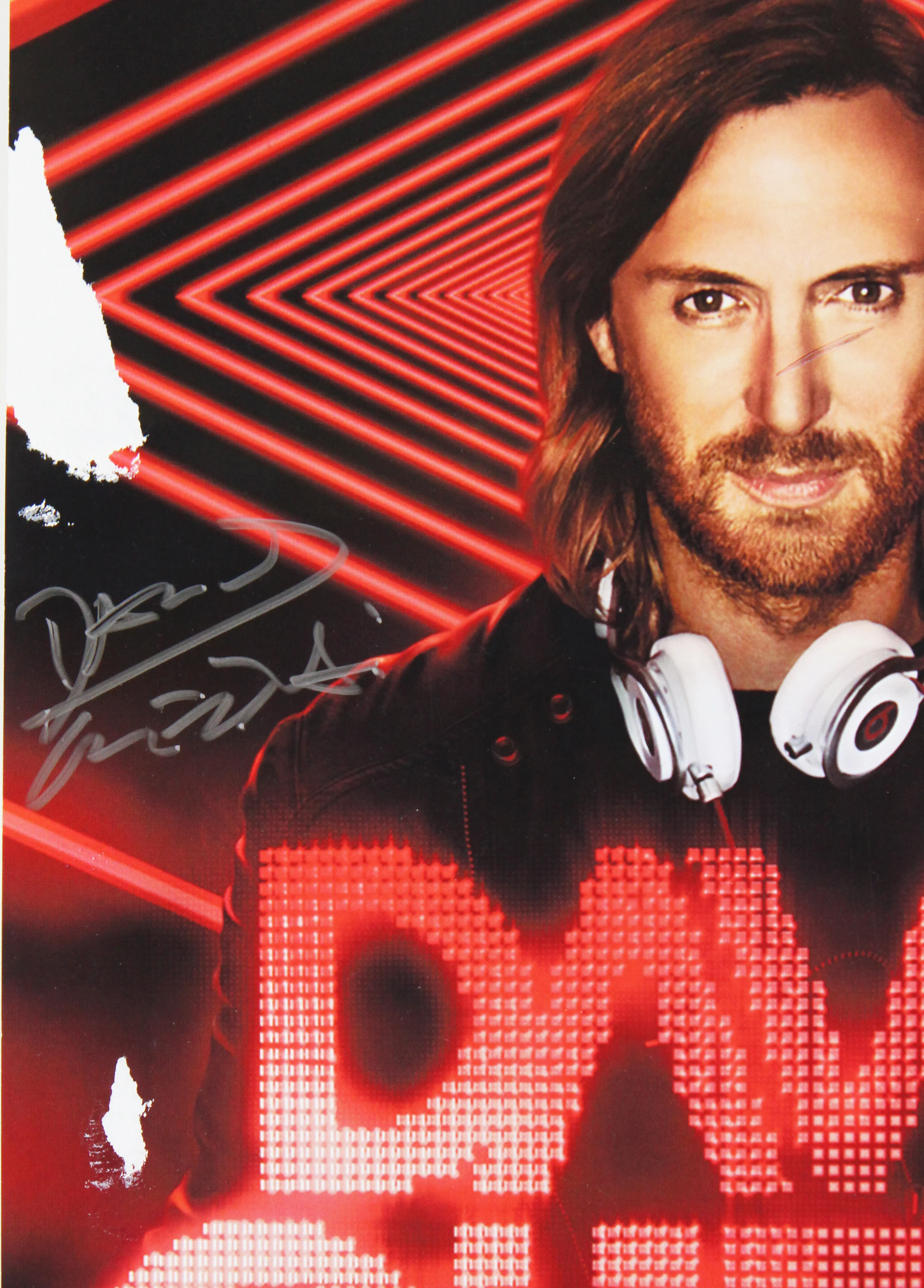 David Guetta Authentic Signed Maya Day & Nightclub 11x17 Poster BAS #BU55078 - Image 3