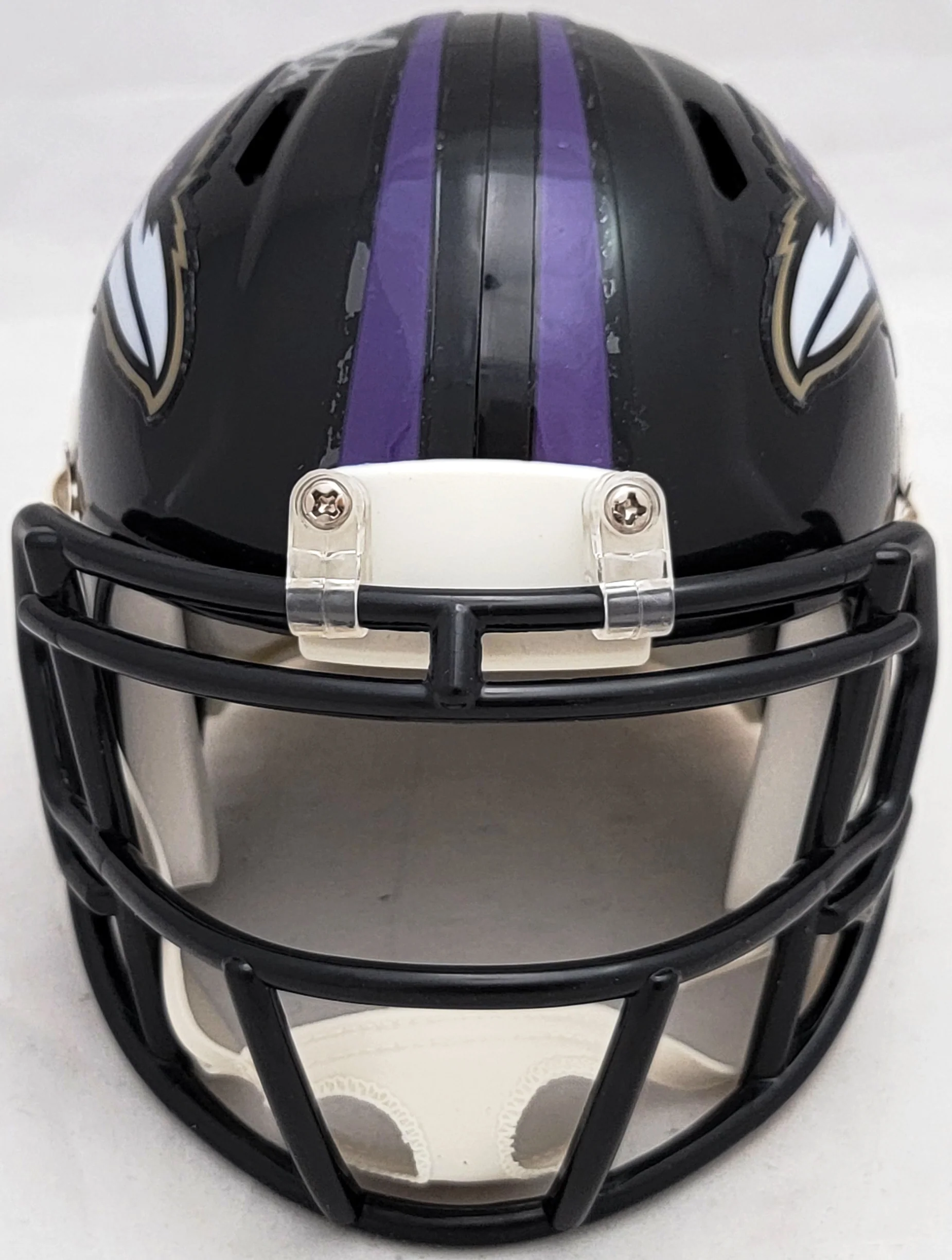 David Ojabo Autographed Baltimore Ravens Black Speed Mini Helmet Beckett BAS QR Stock #206132 - Image 5