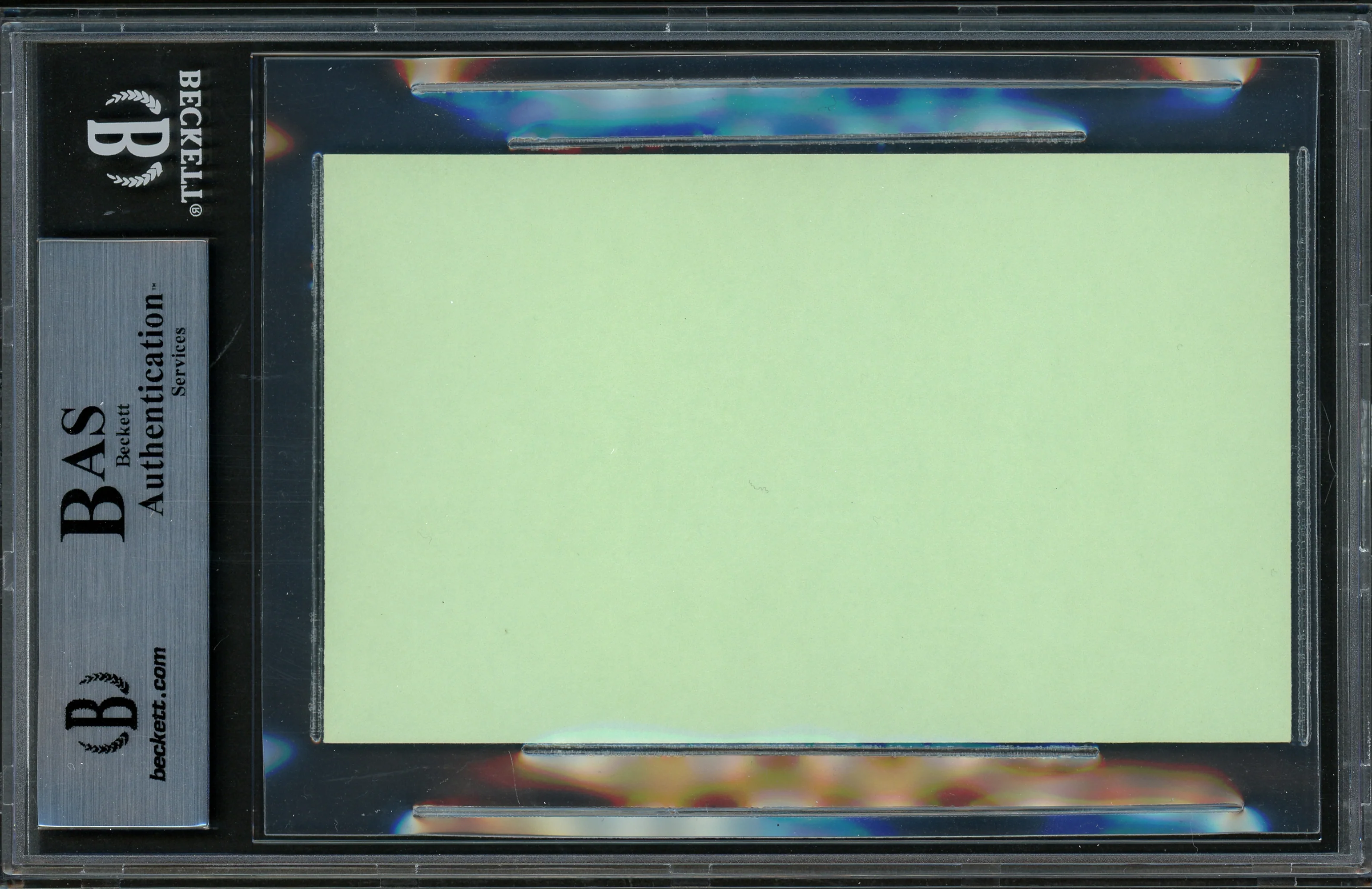 David Stern Autographed 3x5 Index Card NBA Commissioner Beckett BAS #13021006 - Image 2