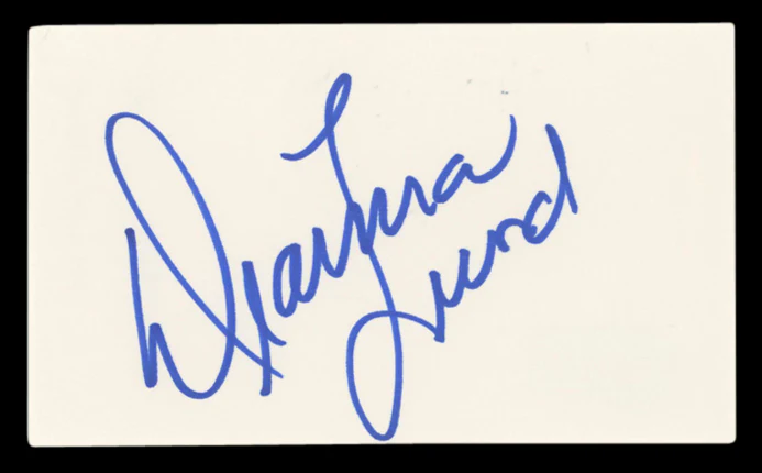 Deanna Lund Land of the Giants Authentic Signed 3x5 Index Card BAS #BV03130