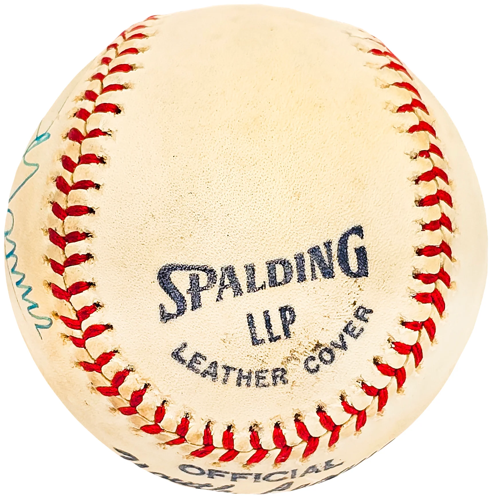 Debs Garms Autographed Official Spalding Baseball Pittsburgh Pirates, St. Louis Cardinals Beckett BAS #BH038053 - Image 5