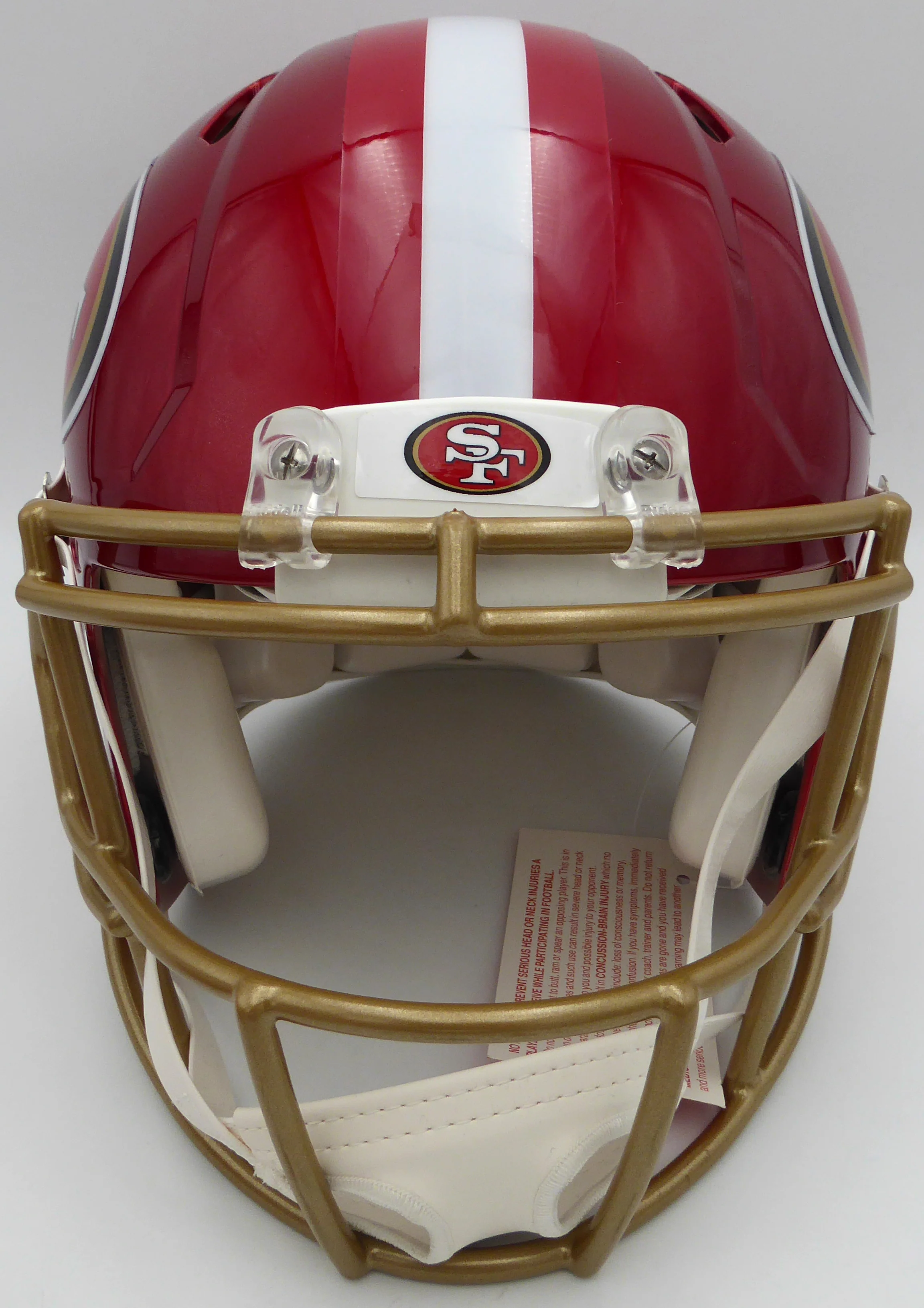 Deebo Samuel Autographed San Francisco 49ers Flash Red Authentic Full Size Speed Helmet Fanatics Holo #B802423 - Image 3