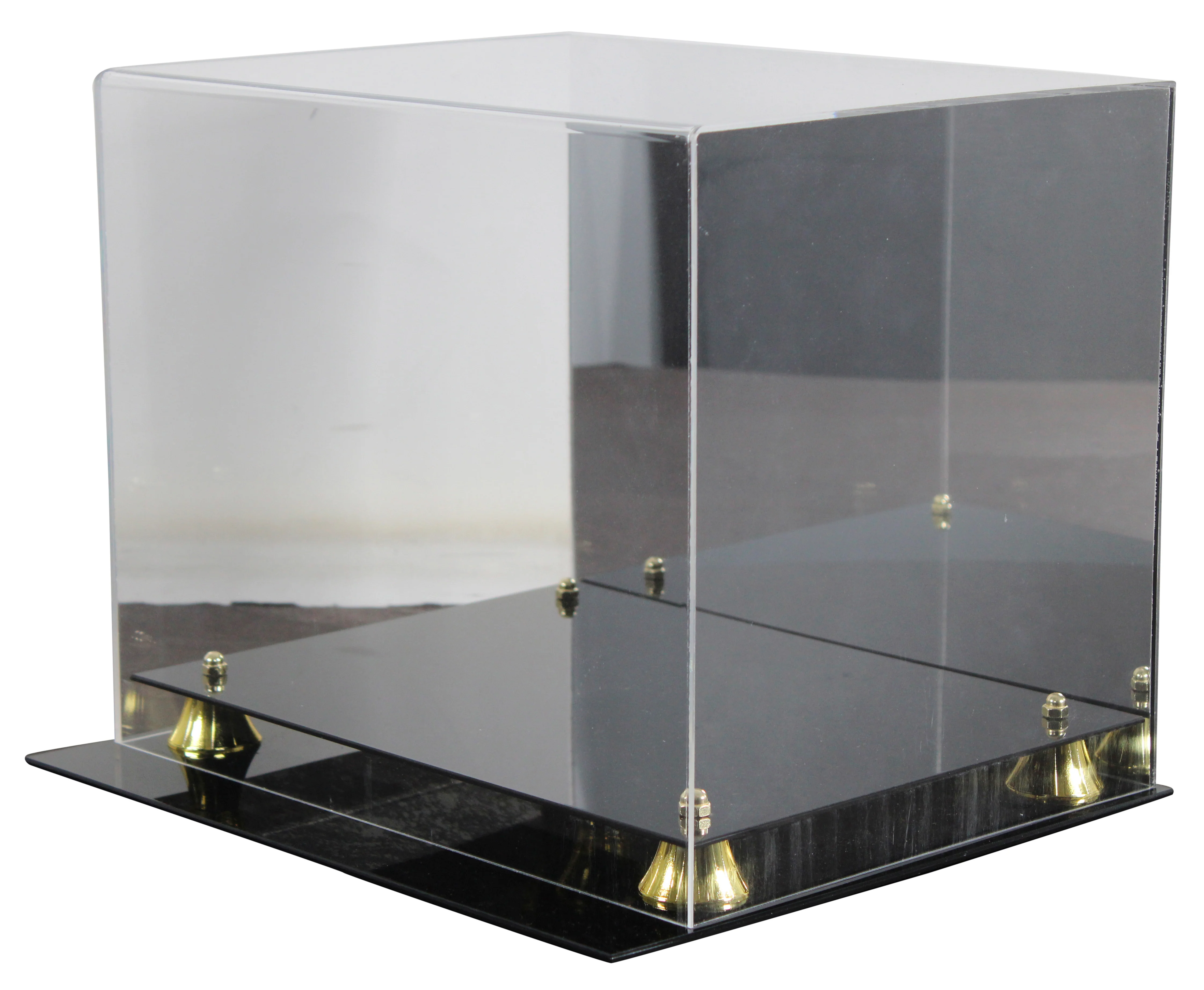 Deluxe Acrylic Football Helmet Mirrored Back Display Case - Image 3