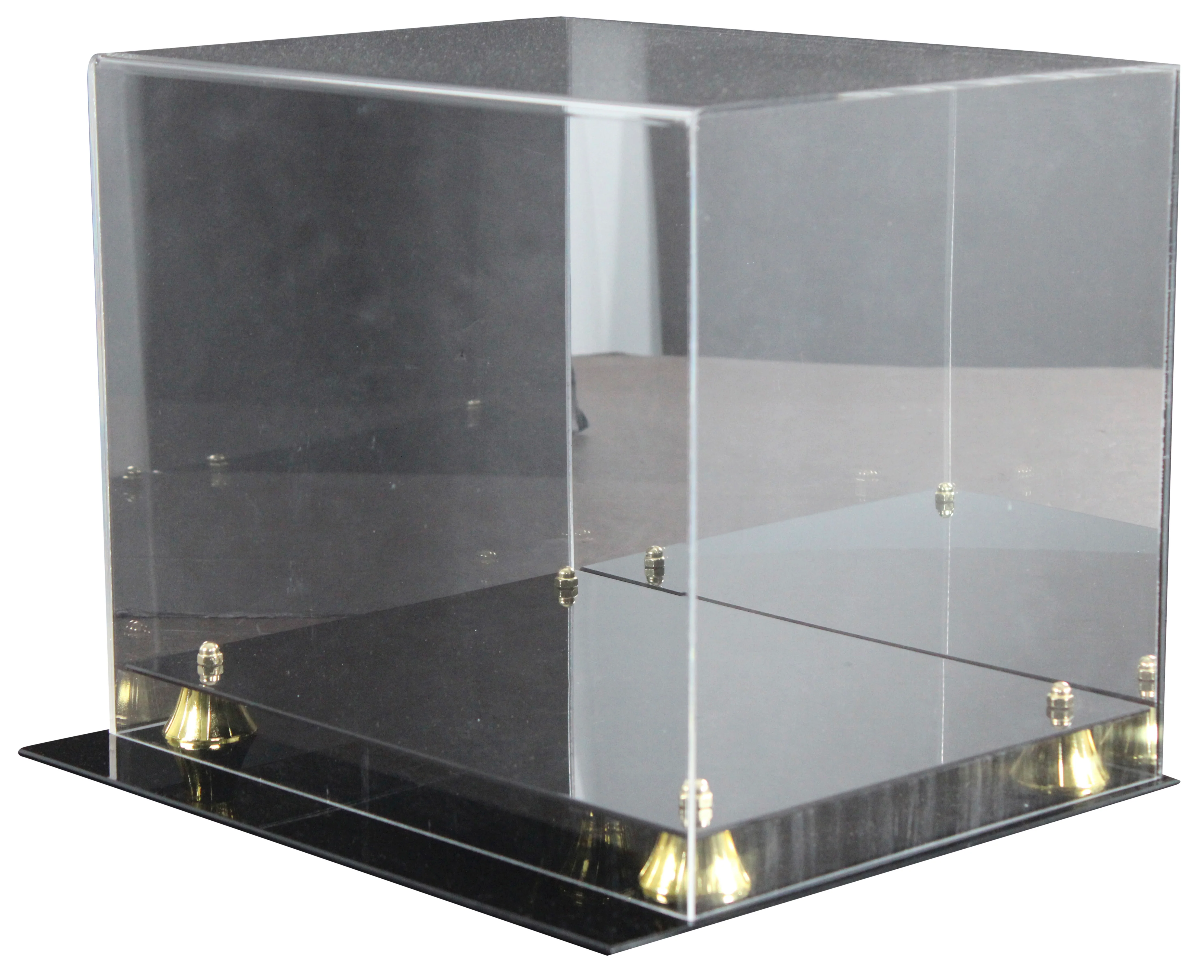 Deluxe Acrylic Football Helmet Mirrored Back Display Case - Image 4