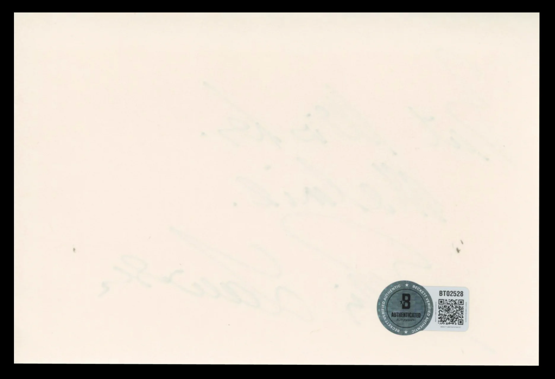 Denis Lawson Star Wars "Best Wishes" Signed 4x6 Index Card BAS #BT02528 - Image 3