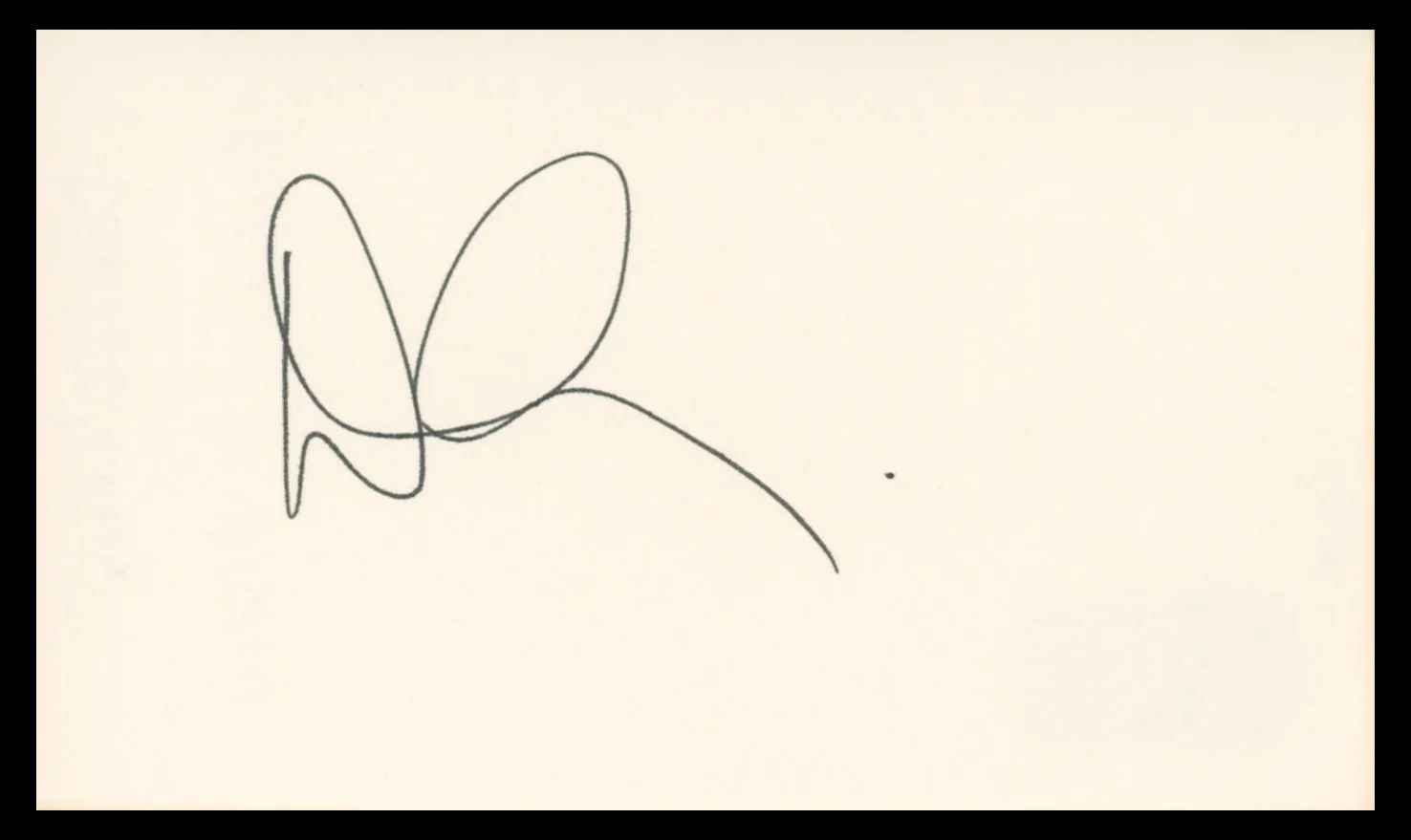 Denis Leary Rescue Me Authentic Signed 3x5 Index Card Autographed BAS #BV04116 - Image 2