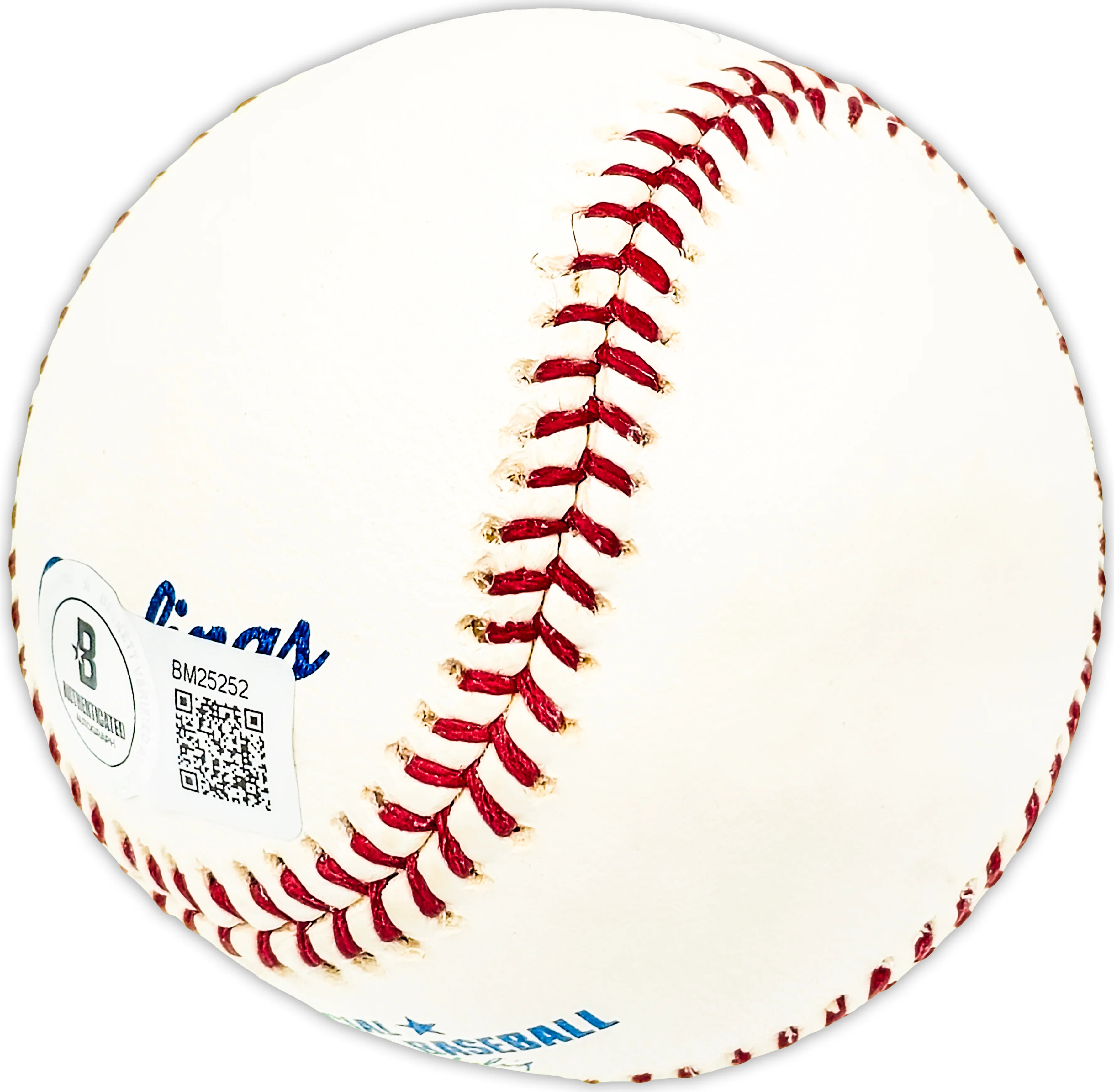 Denny Lemaster Autographed Official MLB Baseball Atlanta Braves, Houston Astros Beckett BAS QR #BM25252 - Image 3