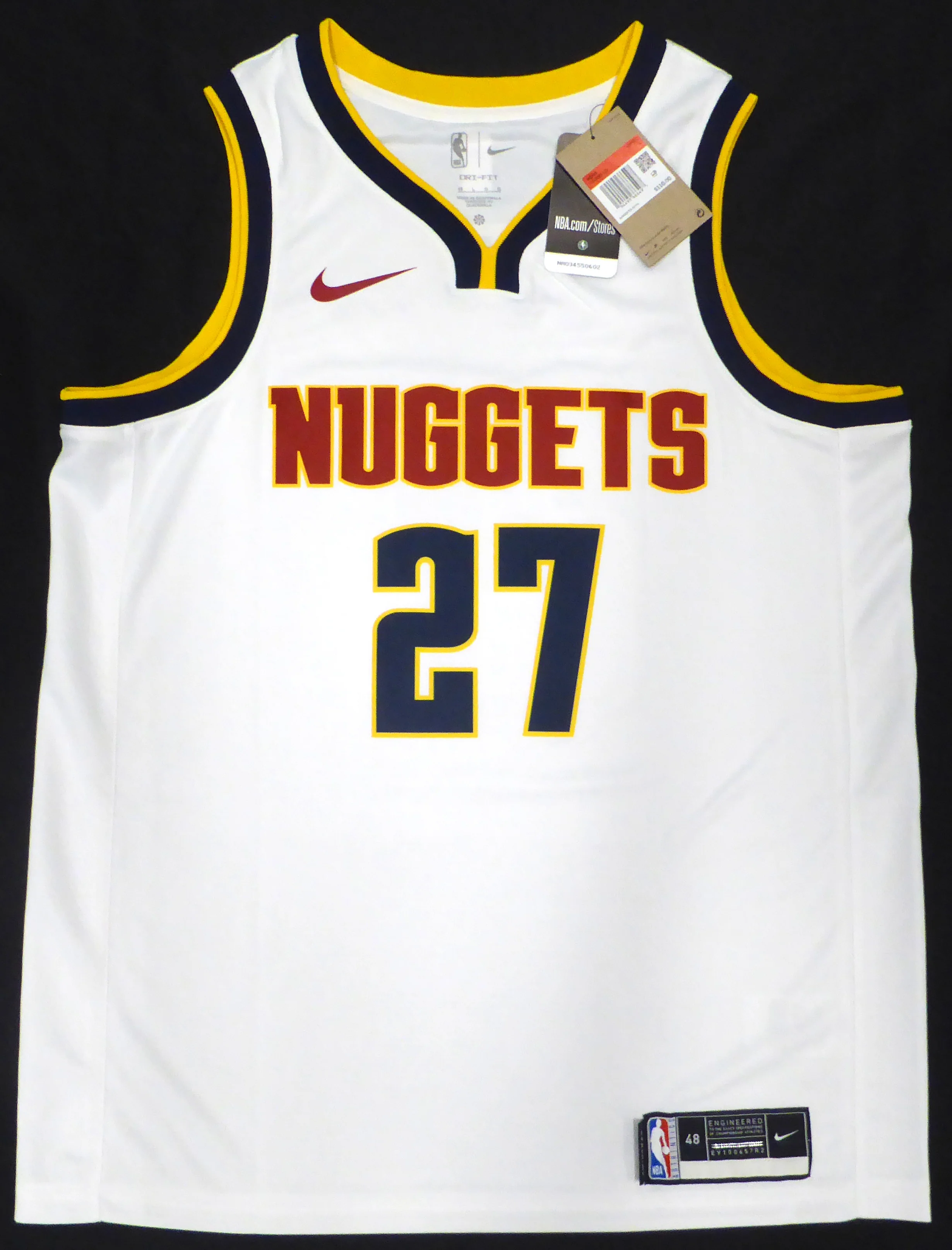 Denver Nuggets Jamal Murray Autographed White Nike Jersey Fanatics #SV33329634 - Image 4