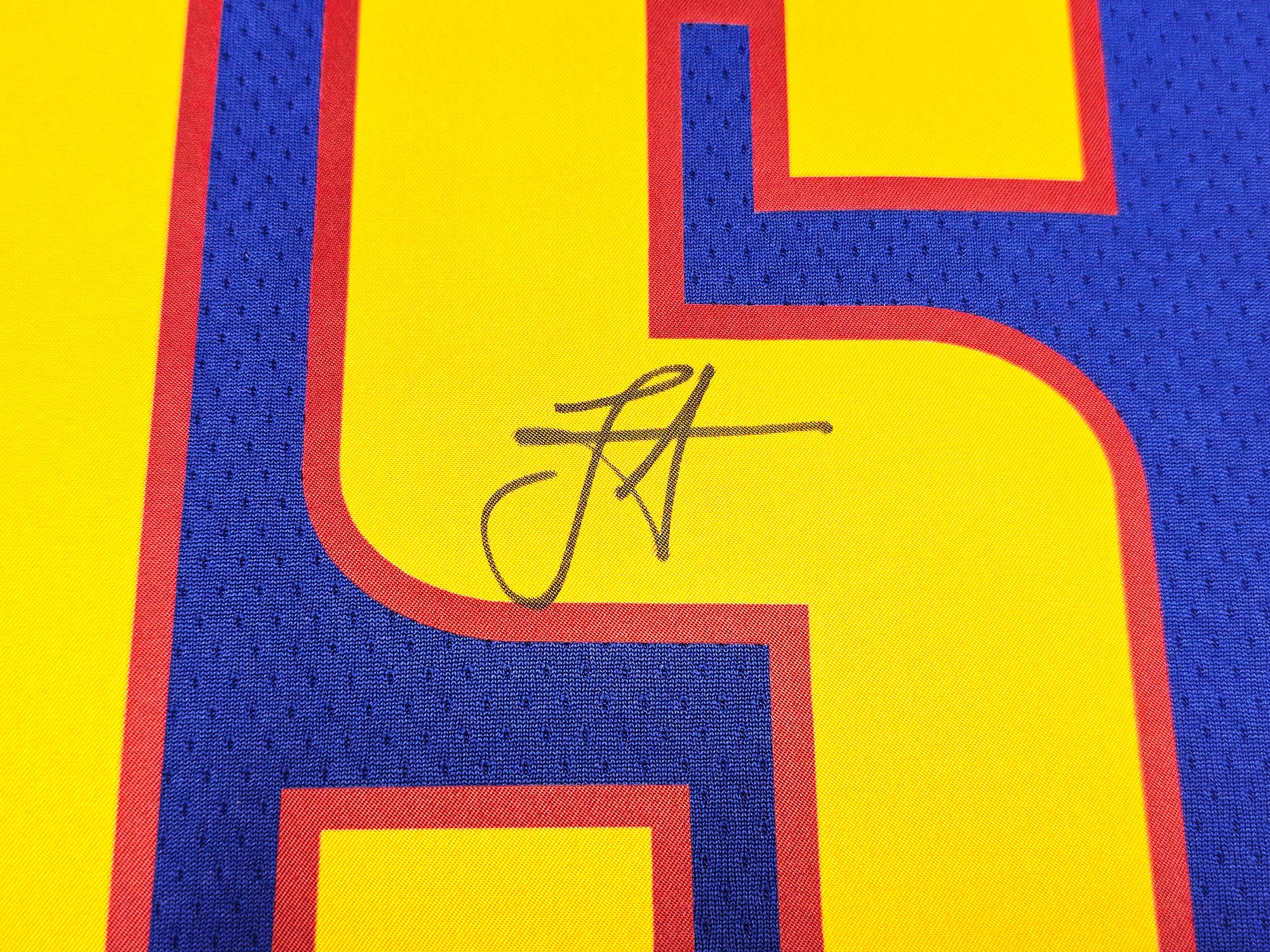 Denver Nuggets Nikola Jokic Autographed Blue Nike Statement Edition Jersey Size 52 "NBA MVP" JSA Stock #235475 - Image 4