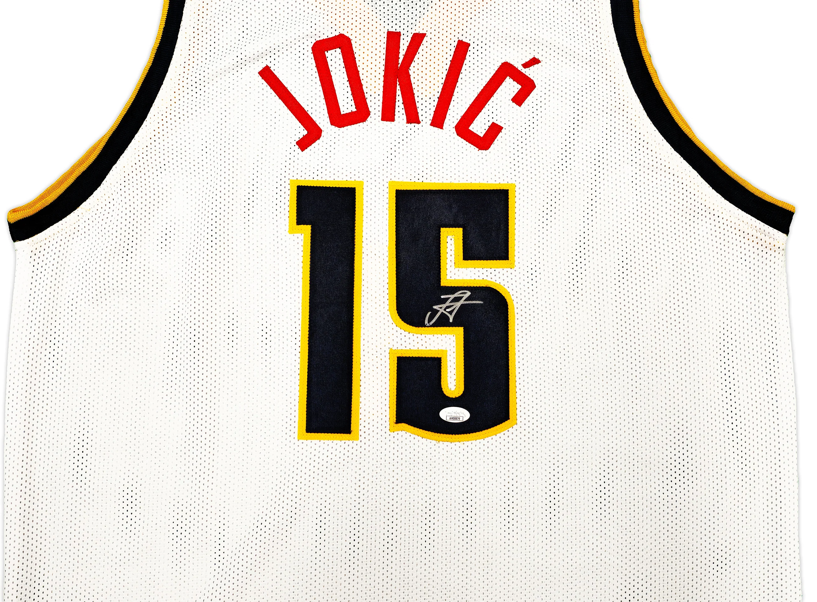 Denver Nuggets Nikola Jokic Autographed White Jersey JSA Stock #232743 - Image 3