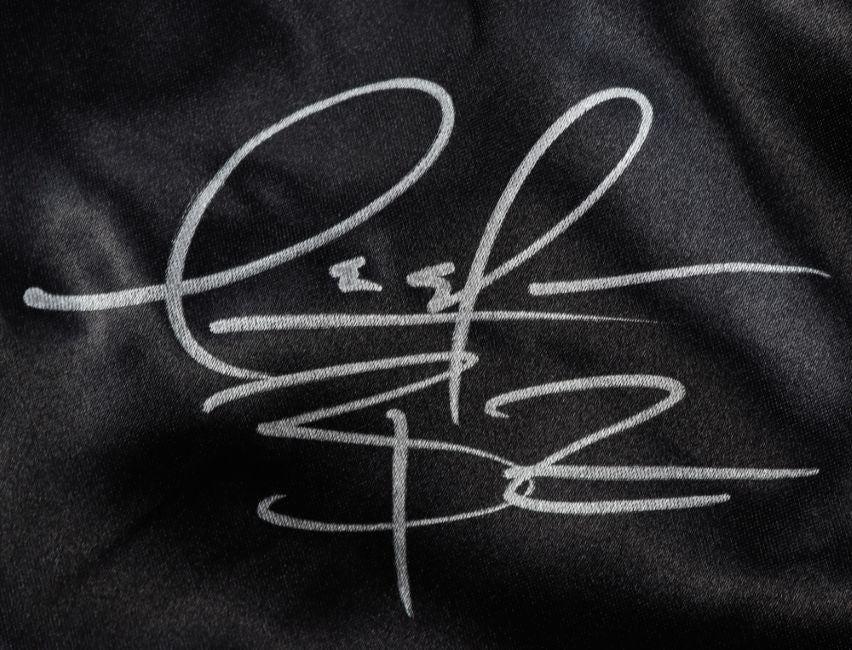 Deontay Wilder Signed Custom Black Boxing Trunks BAS - Image 2