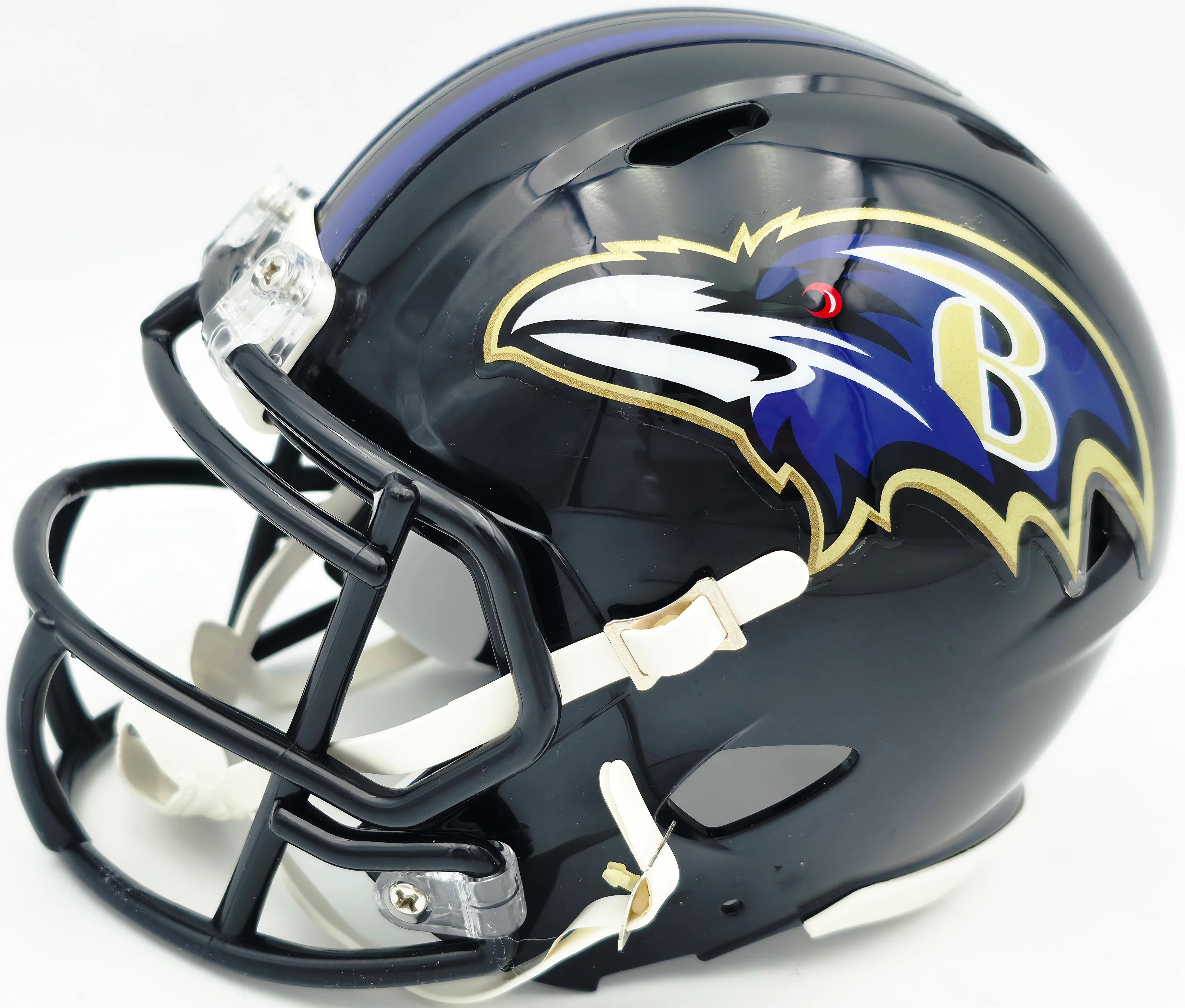 Derrick Henry Autographed Baltimore Ravens Black Speed Mini Helmet Beckett BAS Witness Stock #261817 - Image 5