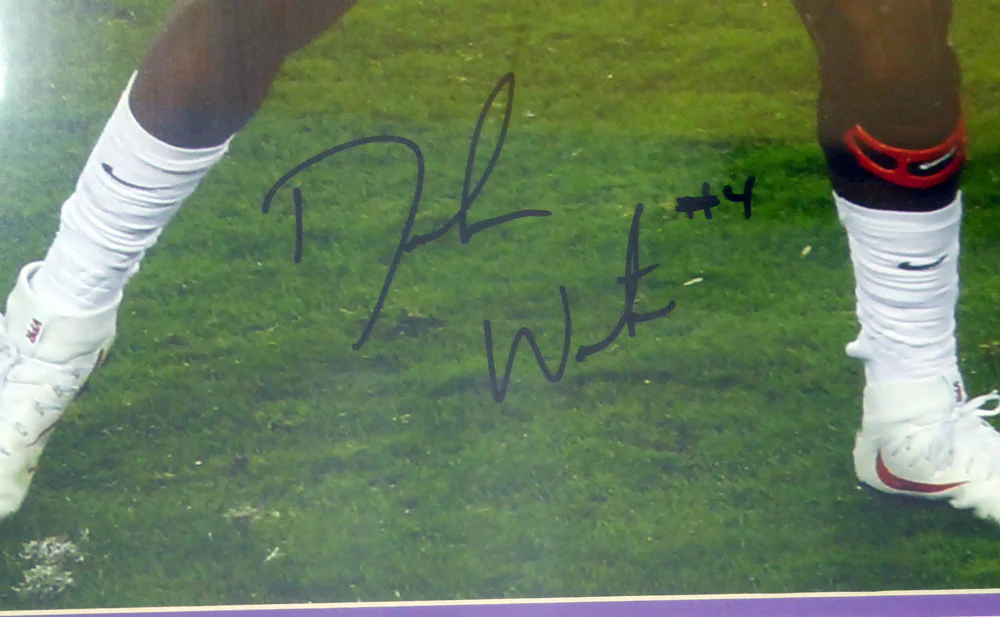 Deshaun Watson Autographed Framed 16x20 Photo Clemson Tigers Beckett BAS Stock #123721 - Image 3