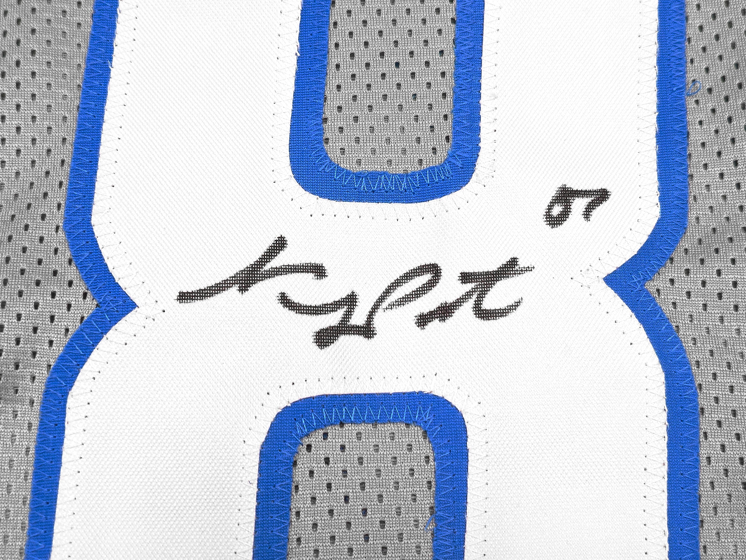 Detroit Lions Sam LaPorta Autographed Gray Jersey Beckett BAS Witness Stock #225899 - Image 4