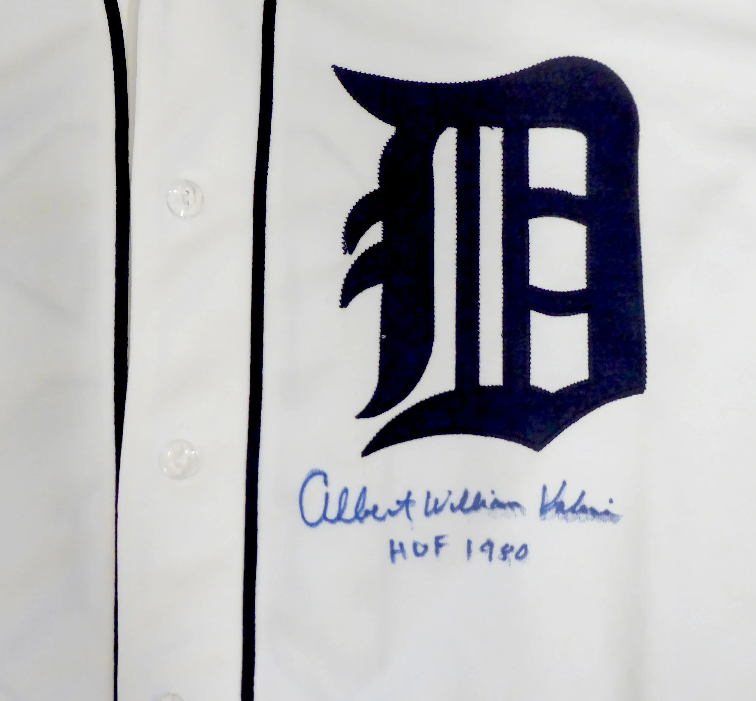 Detroit Tigers Al Kaline Autographed Mitchell & Ness White Jersey "Full Name & HOF 1980" PSA/DNA #AK24236 - Image 3