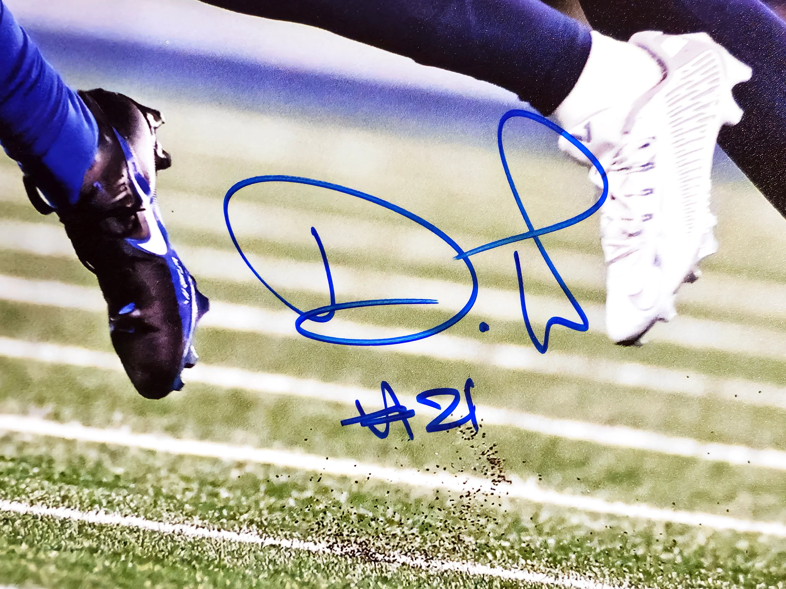 Devon Witherspoon Autographed Framed 16x20 Photo Seattle Seahawks Sack MCS Holo Stock #254237 - Image 3