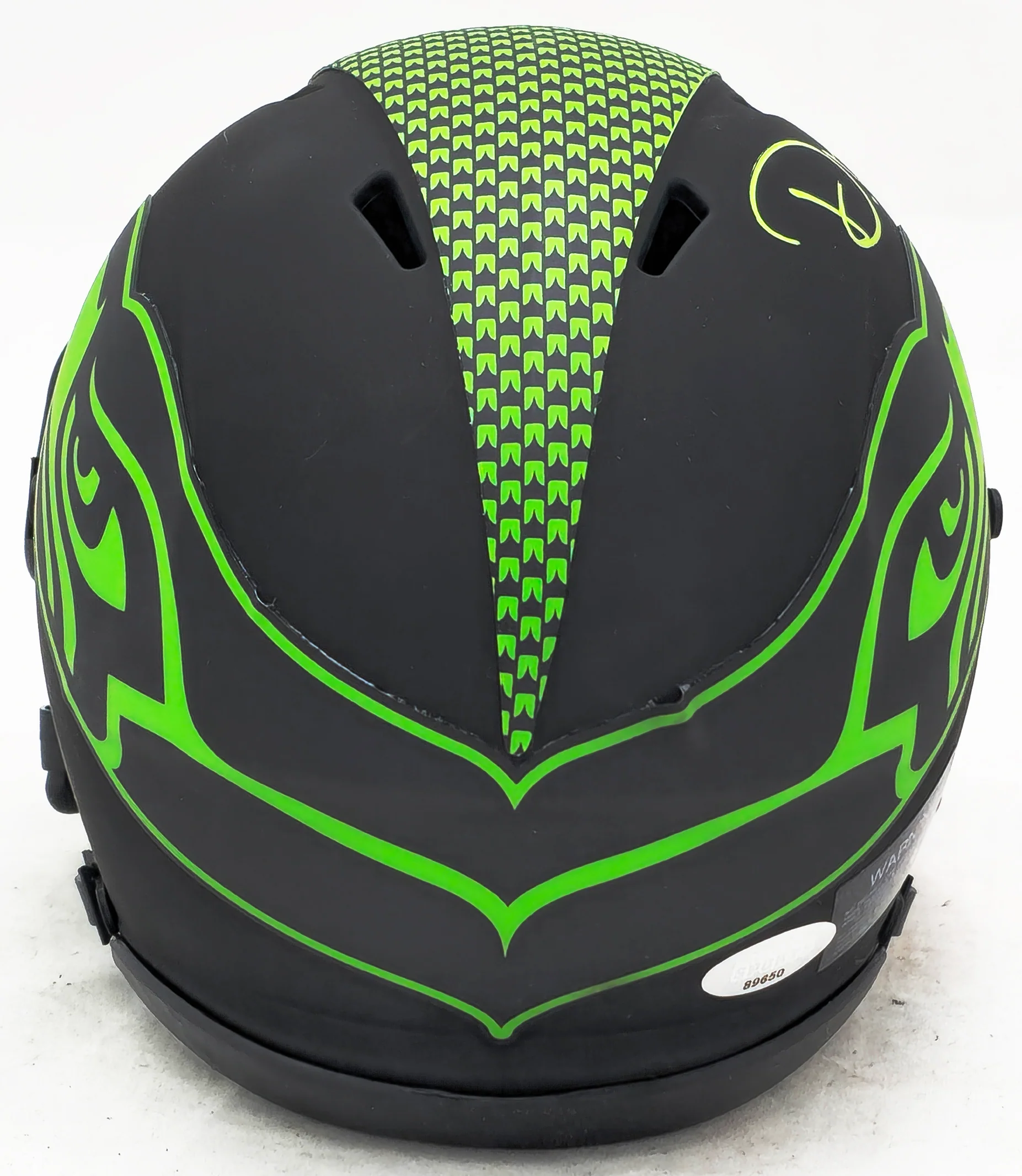 Devon Witherspoon Autographed Seattle Seahawks Eclipse Black Speed Mini Helmet MCS Holo Stock #221343 - Image 4