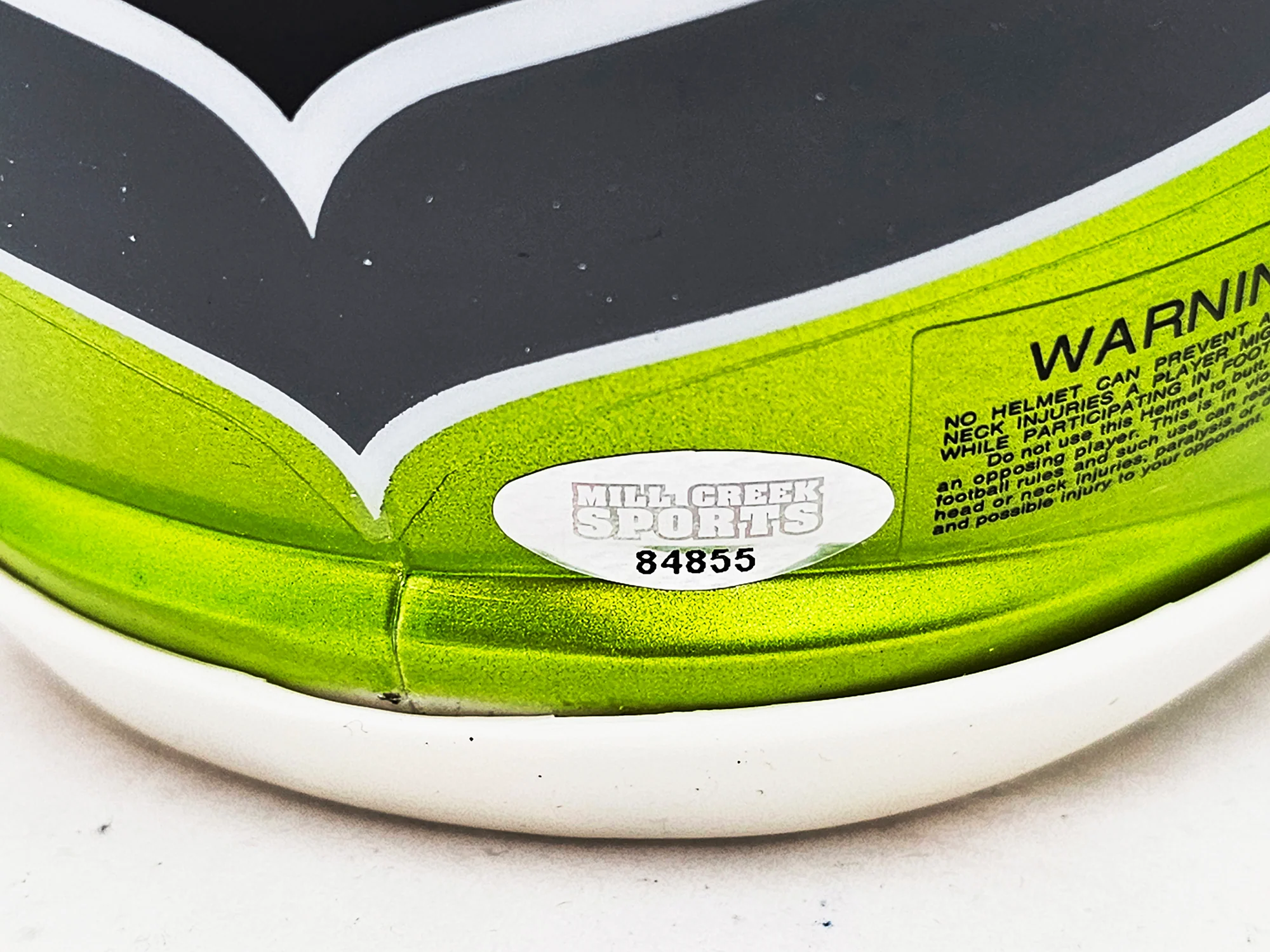 Devon Witherspoon Autographed Seattle Seahawks Flash Green Speed Mini Helmet MCS Holo Stock #216009 - Image 5